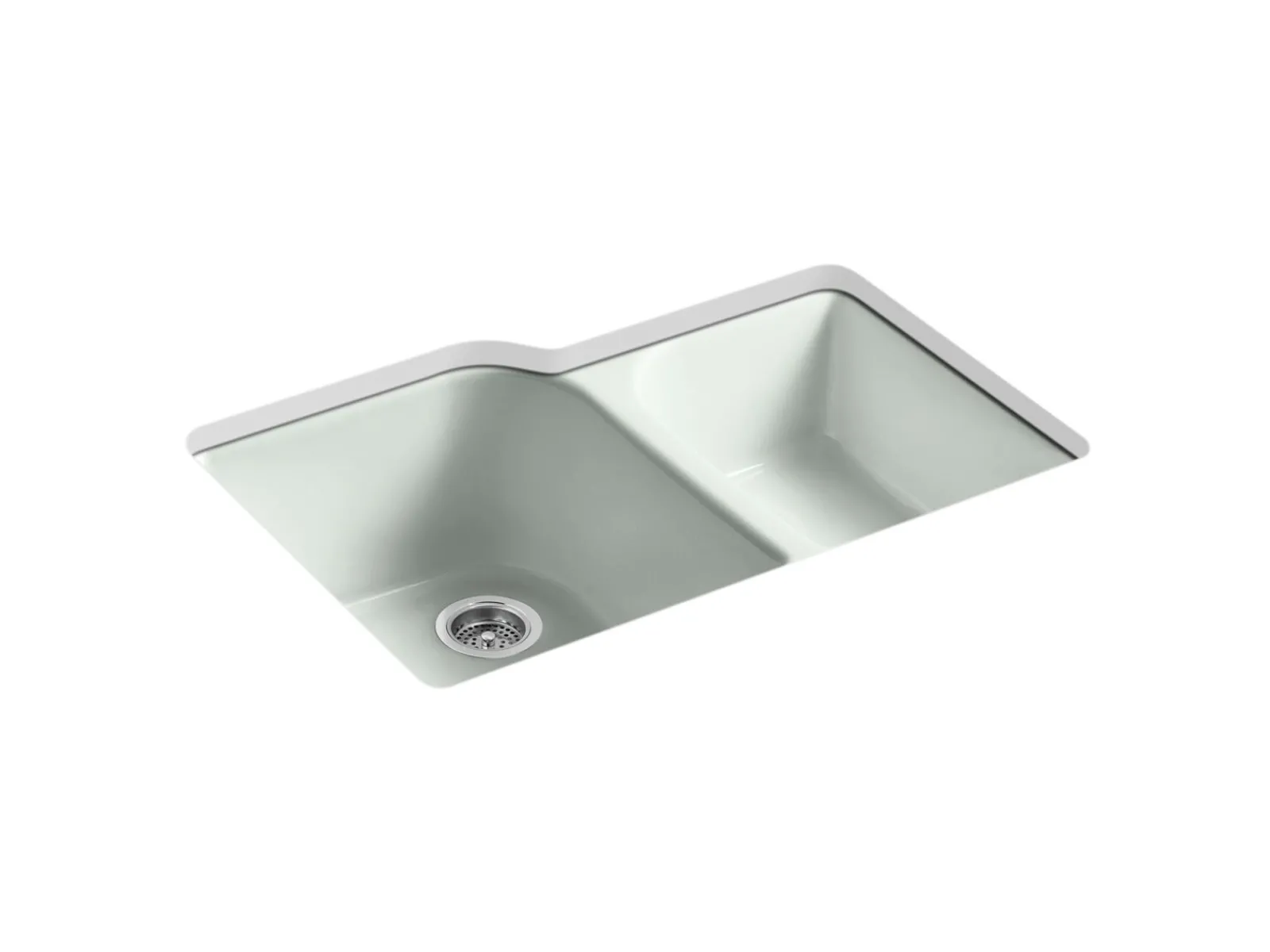 33" undermount double-bowl kitchen sink^Kohler Online