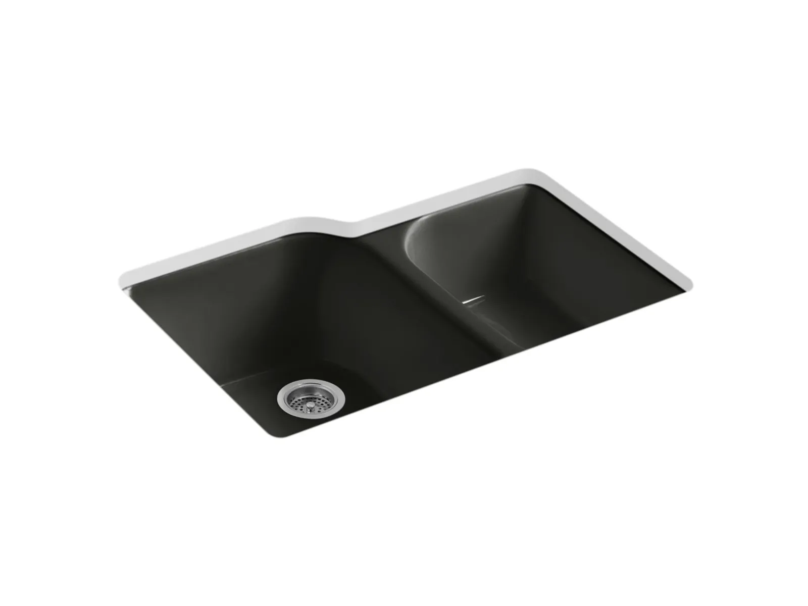 33" undermount double-bowl kitchen sink^Kohler Online