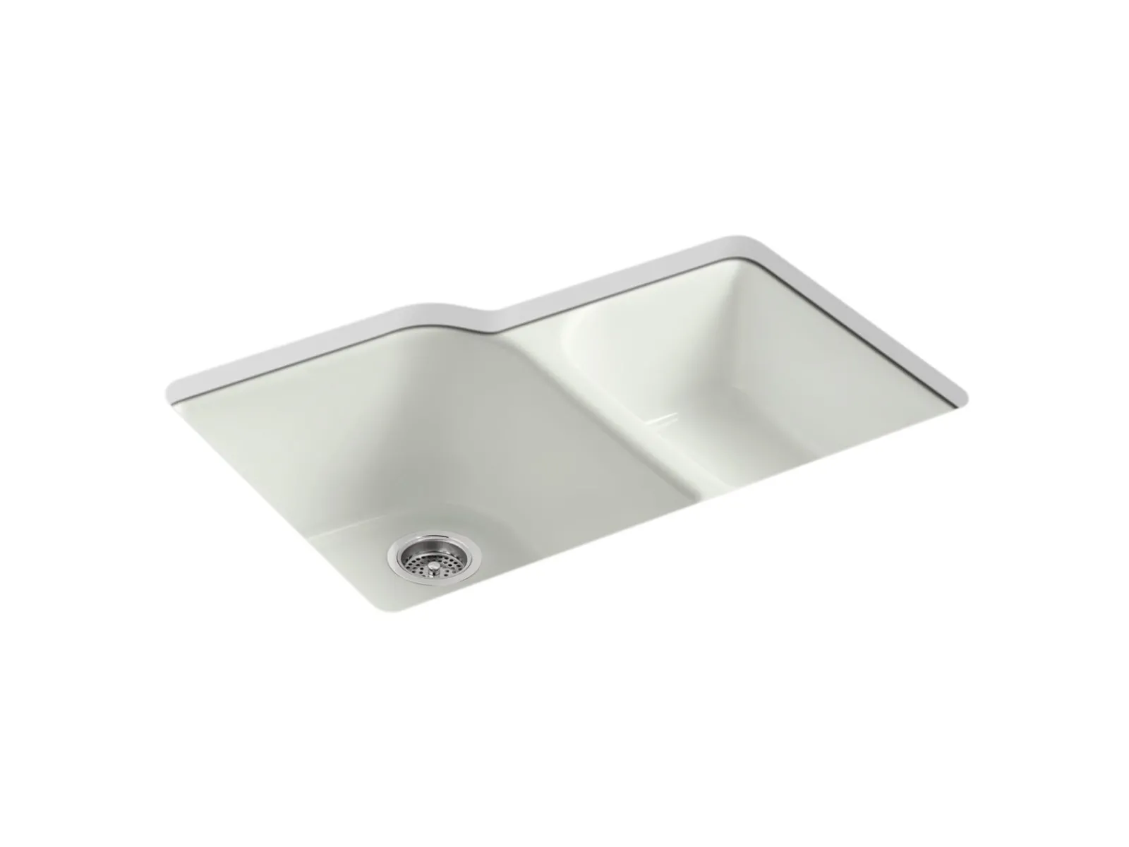 33" undermount double-bowl kitchen sink^Kohler Online