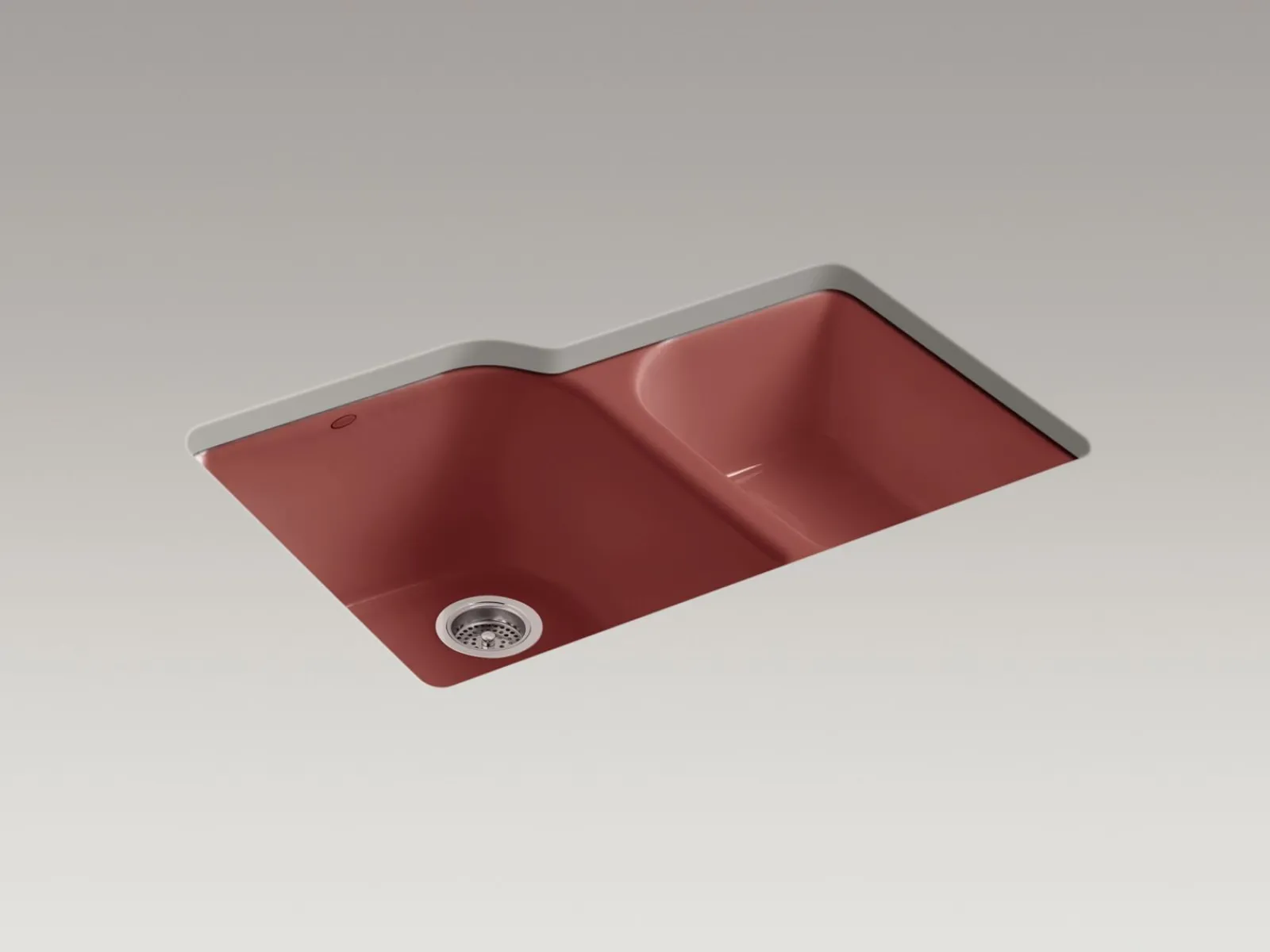 33" undermount double-bowl kitchen sink^Kohler Online