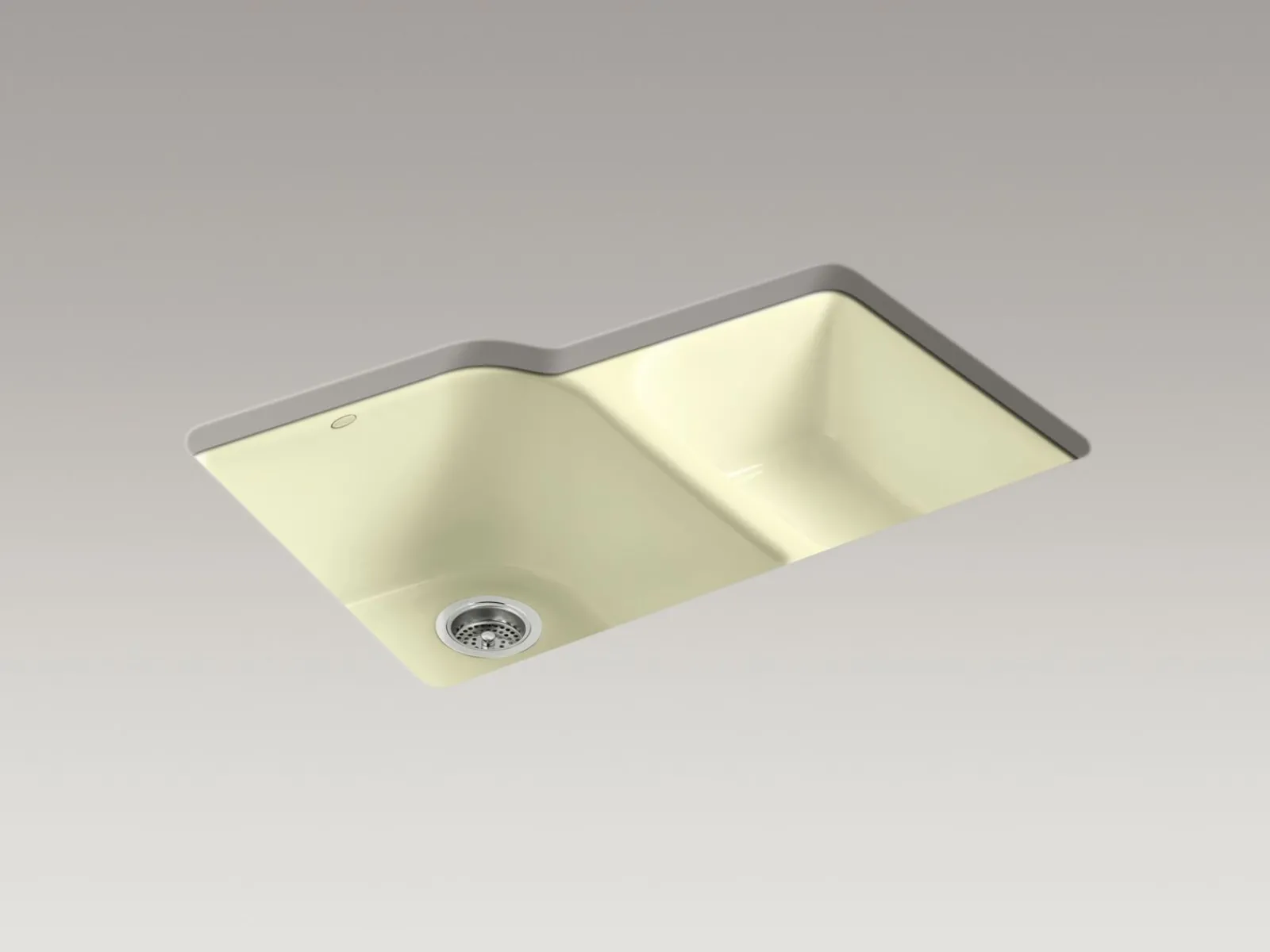 33" undermount double-bowl kitchen sink^Kohler Online
