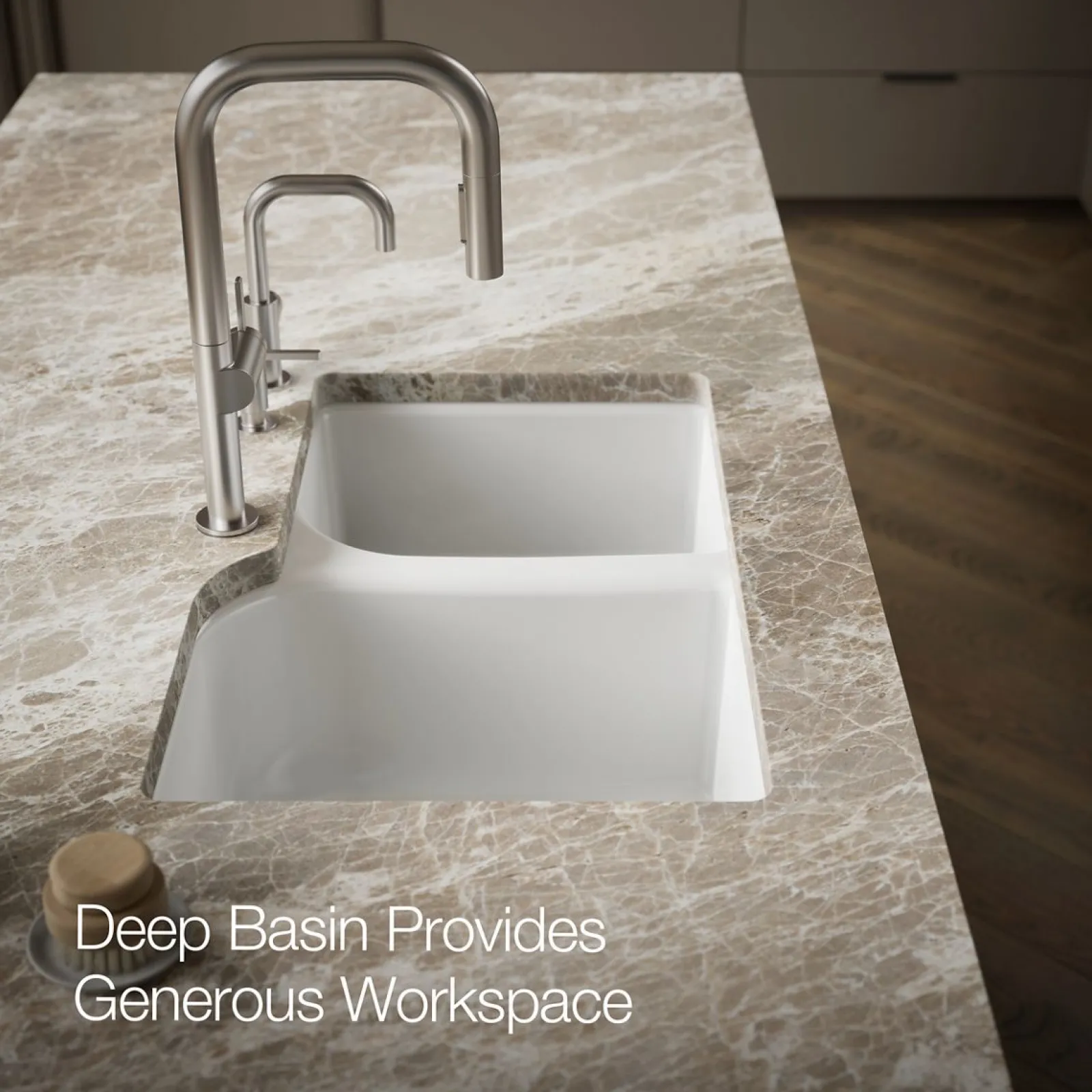 33" undermount double-bowl kitchen sink^Kohler Online