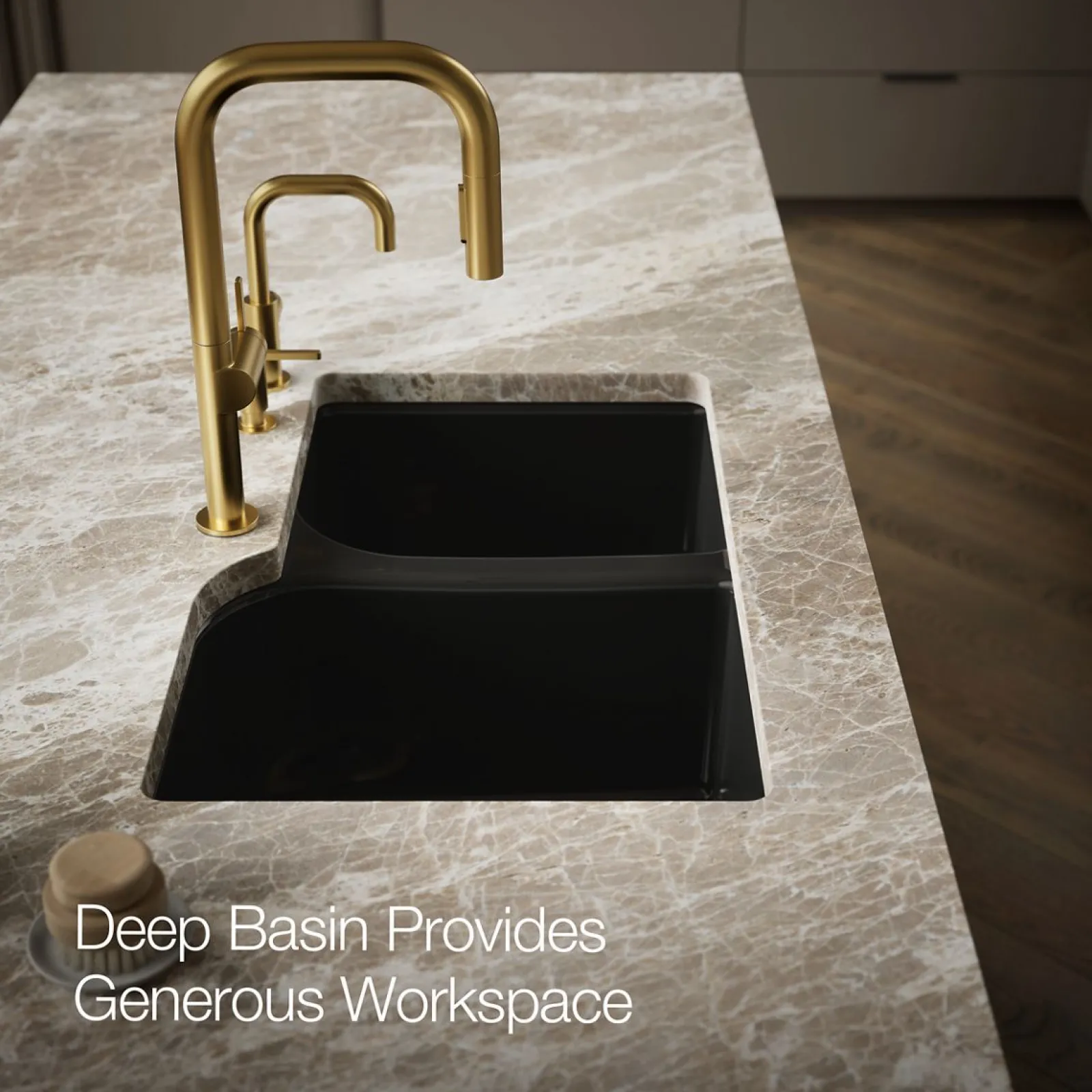 33" undermount double-bowl kitchen sink^Kohler Online