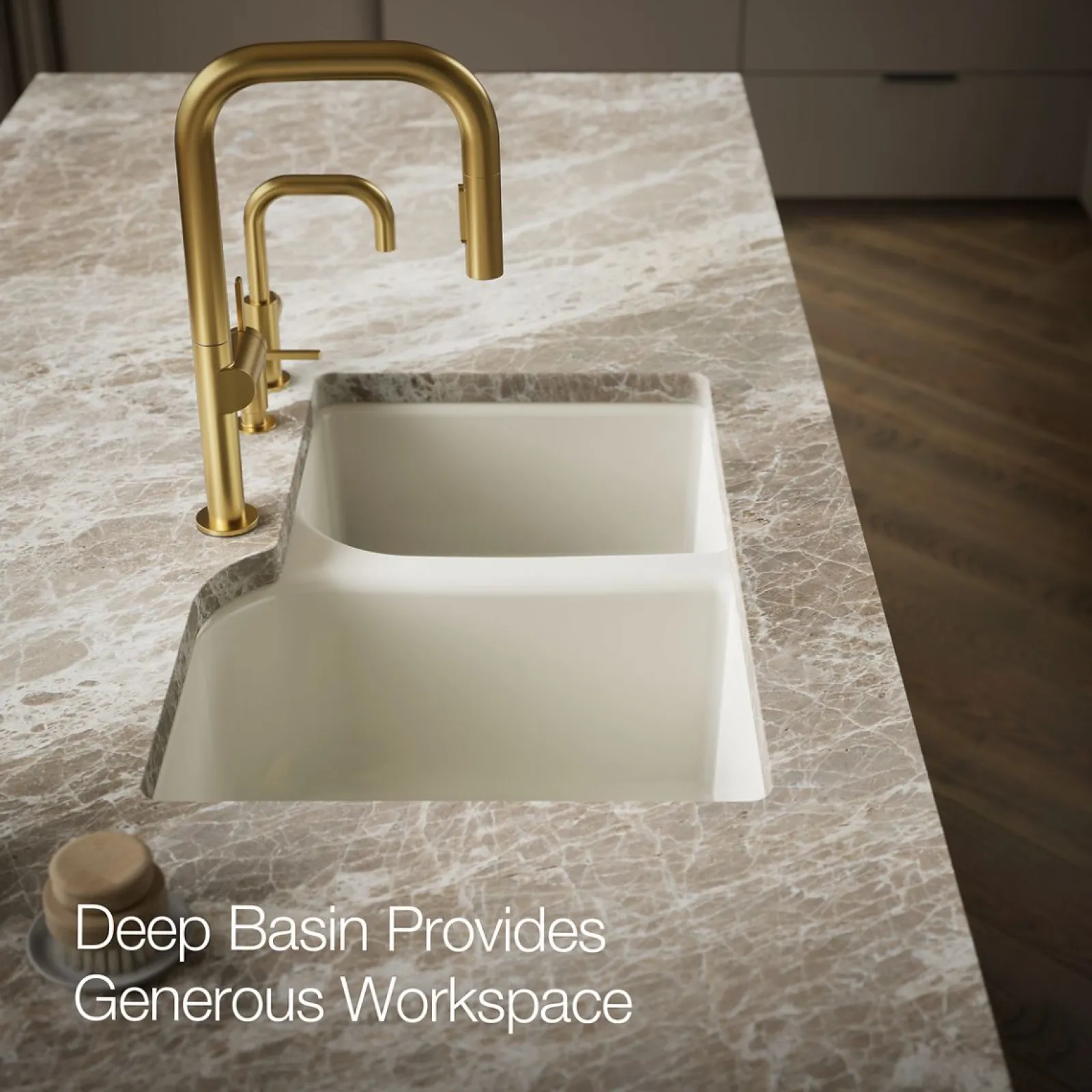33" undermount double-bowl kitchen sink^Kohler Online