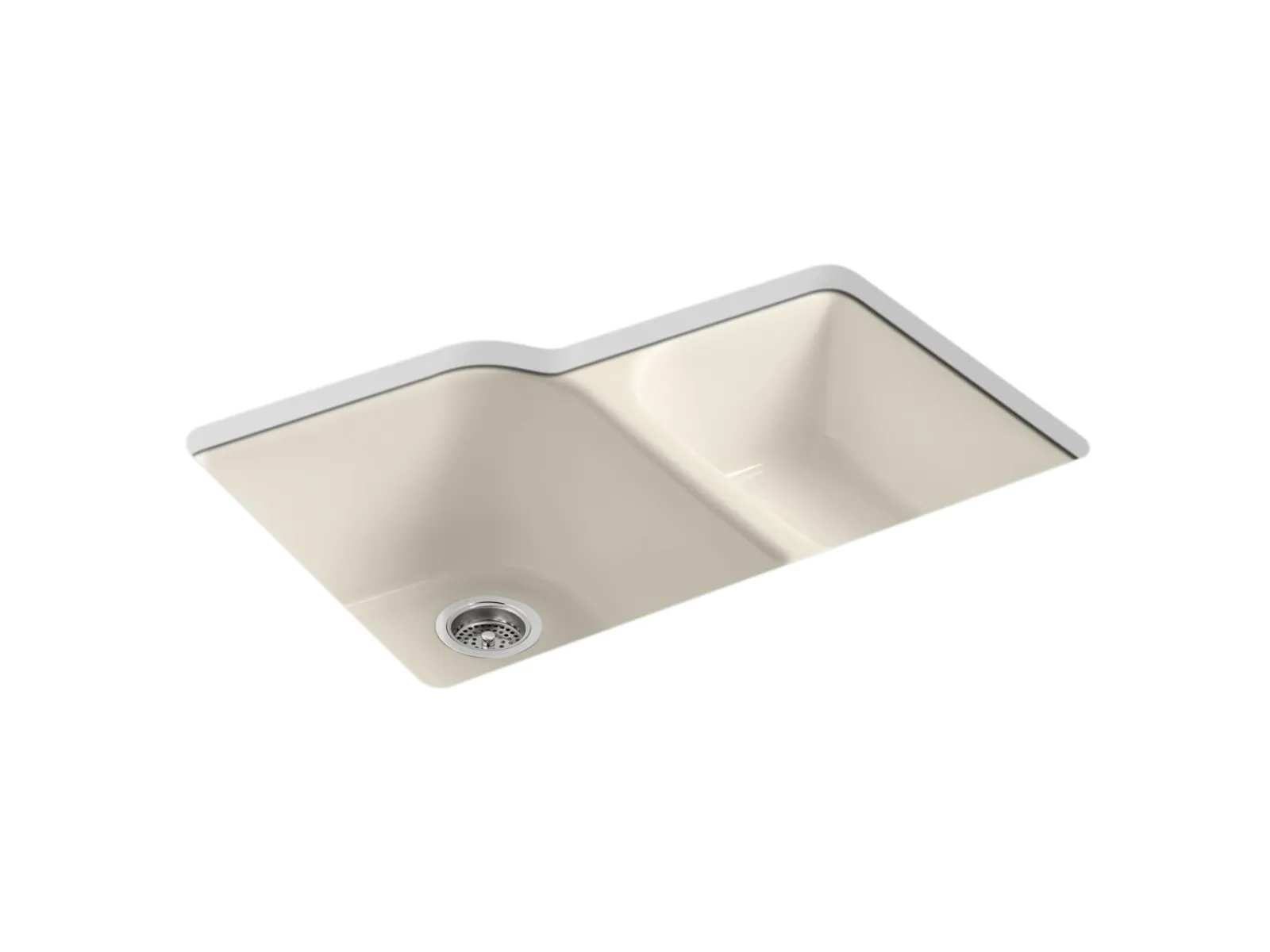 33" undermount double-bowl kitchen sink^Kohler Online