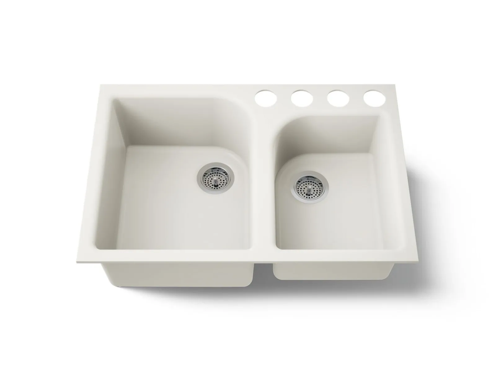 33" undermount double-bowl kitchen sink^Kohler Online