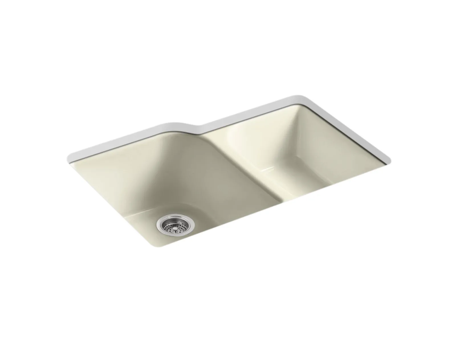 33" undermount double-bowl kitchen sink^Kohler Online