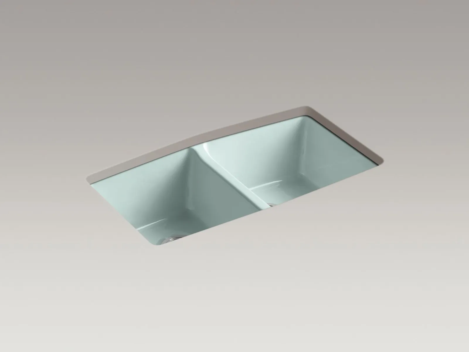 33" undermount double-bowl kitchen sink^Kohler Best