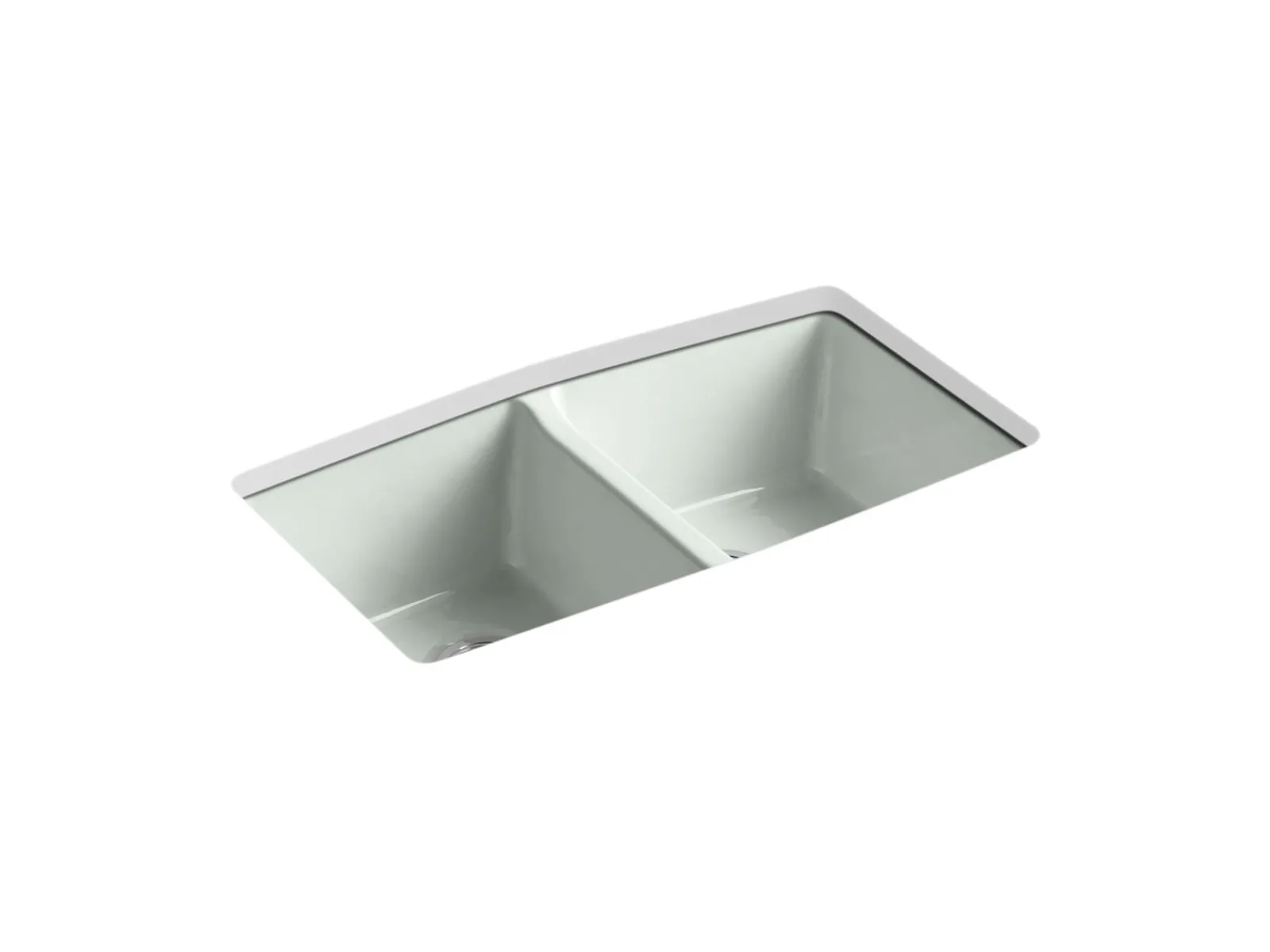 33" undermount double-bowl kitchen sink^Kohler Best