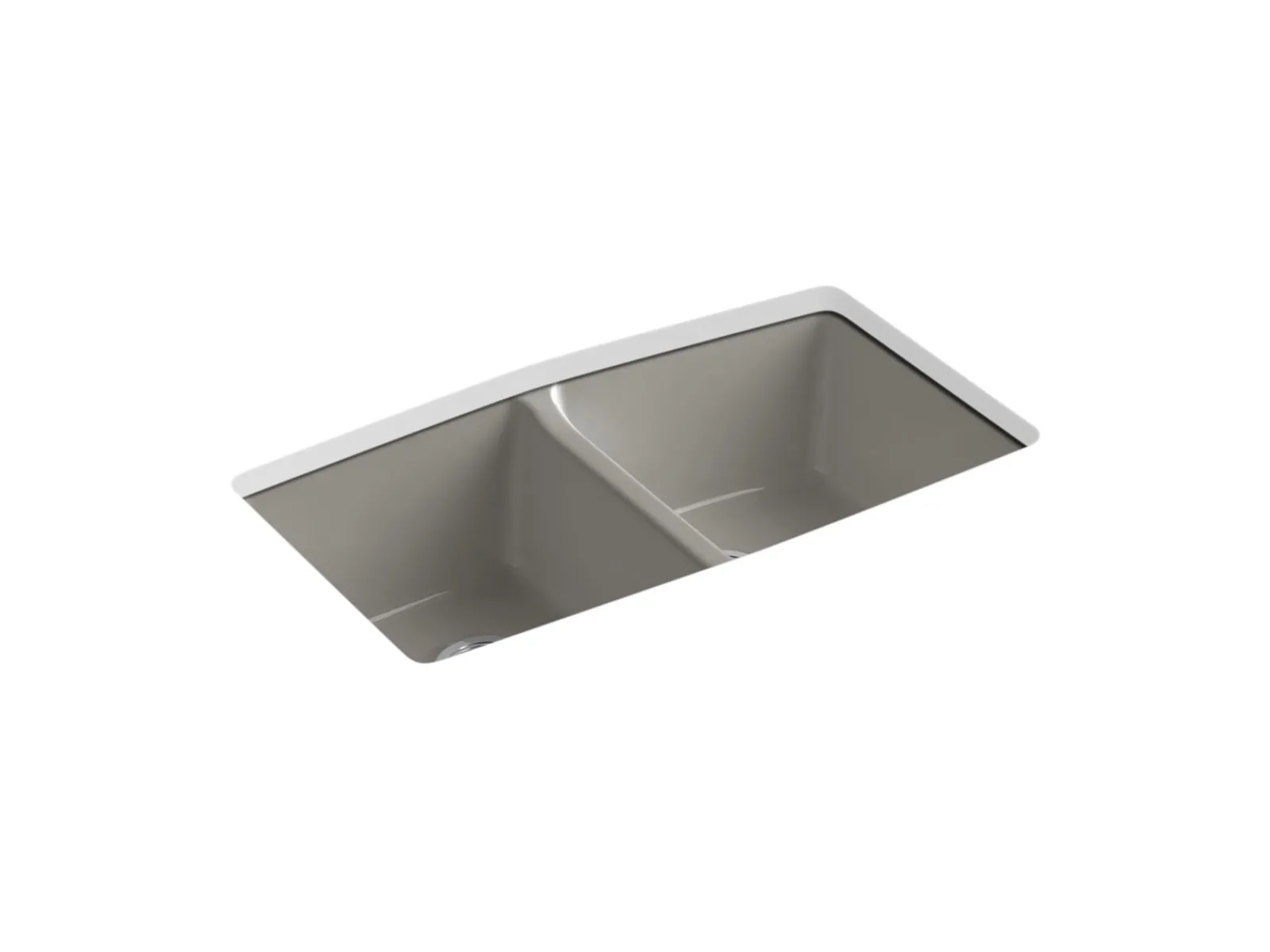 33" undermount double-bowl kitchen sink^Kohler Best