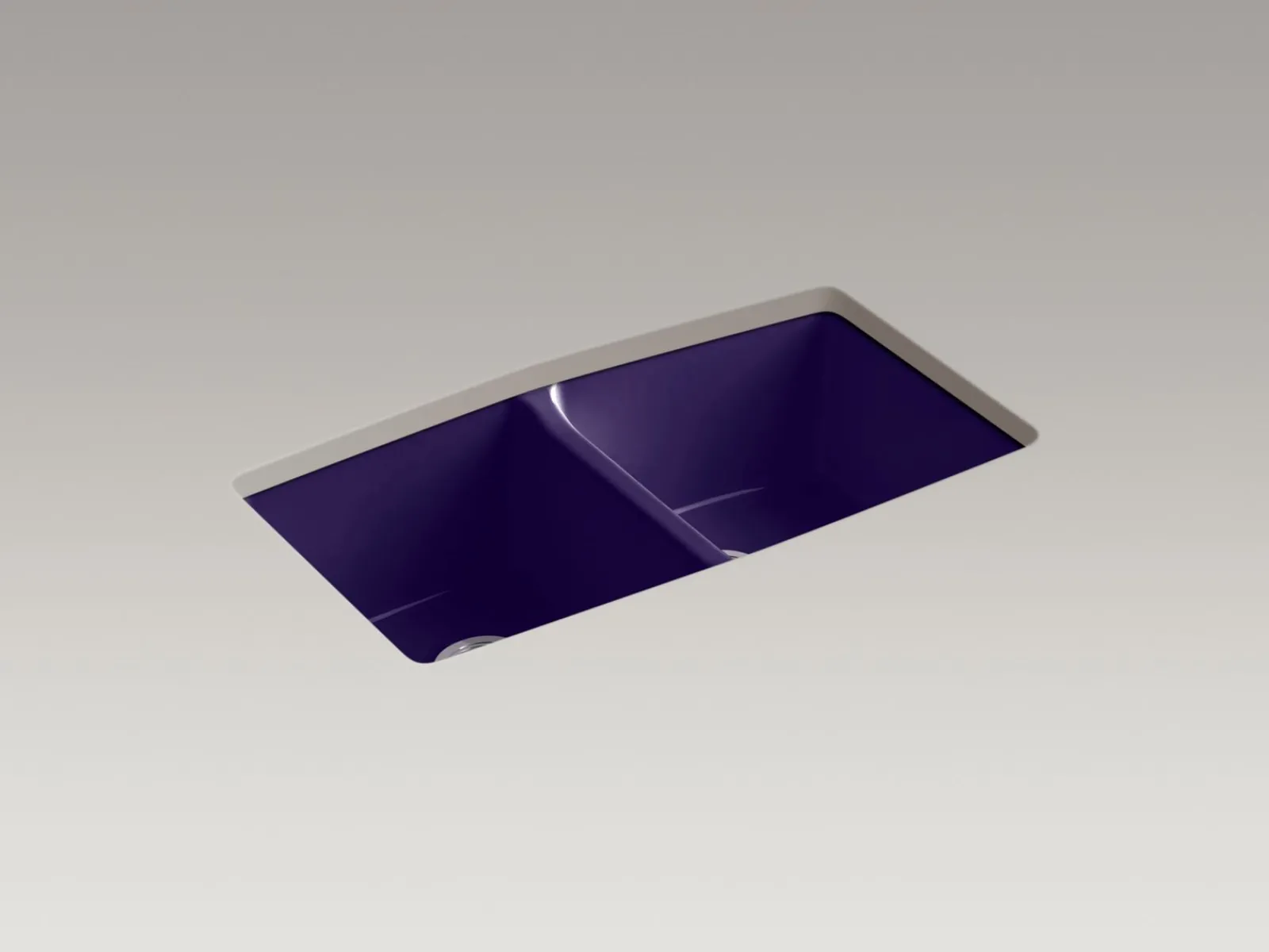 33" undermount double-bowl kitchen sink^Kohler Best