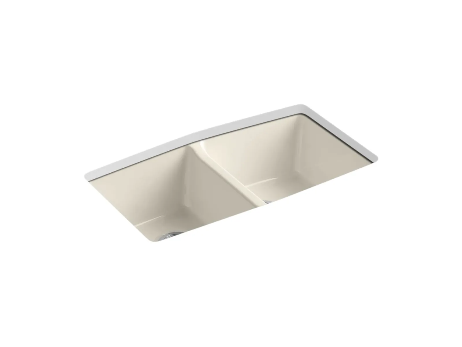 33" undermount double-bowl kitchen sink^Kohler Best