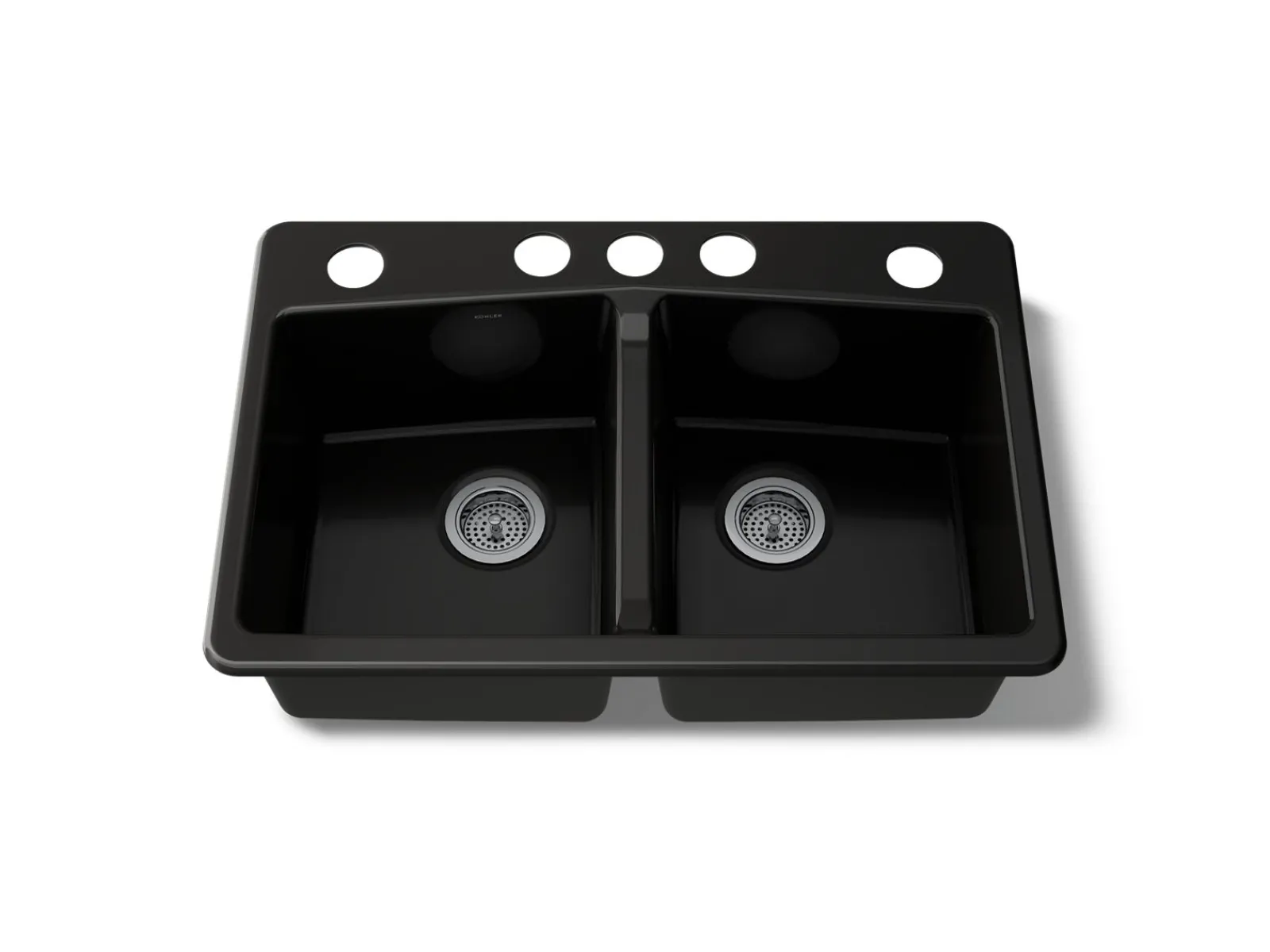33" undermount double-bowl kitchen sink^Kohler Best