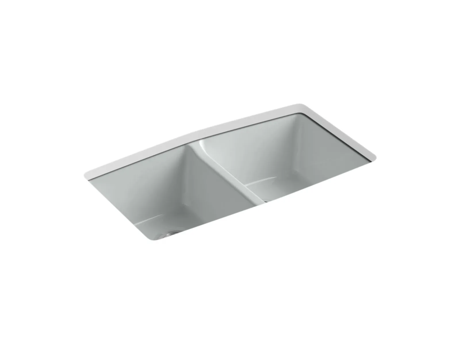 33" undermount double-bowl kitchen sink^Kohler Best