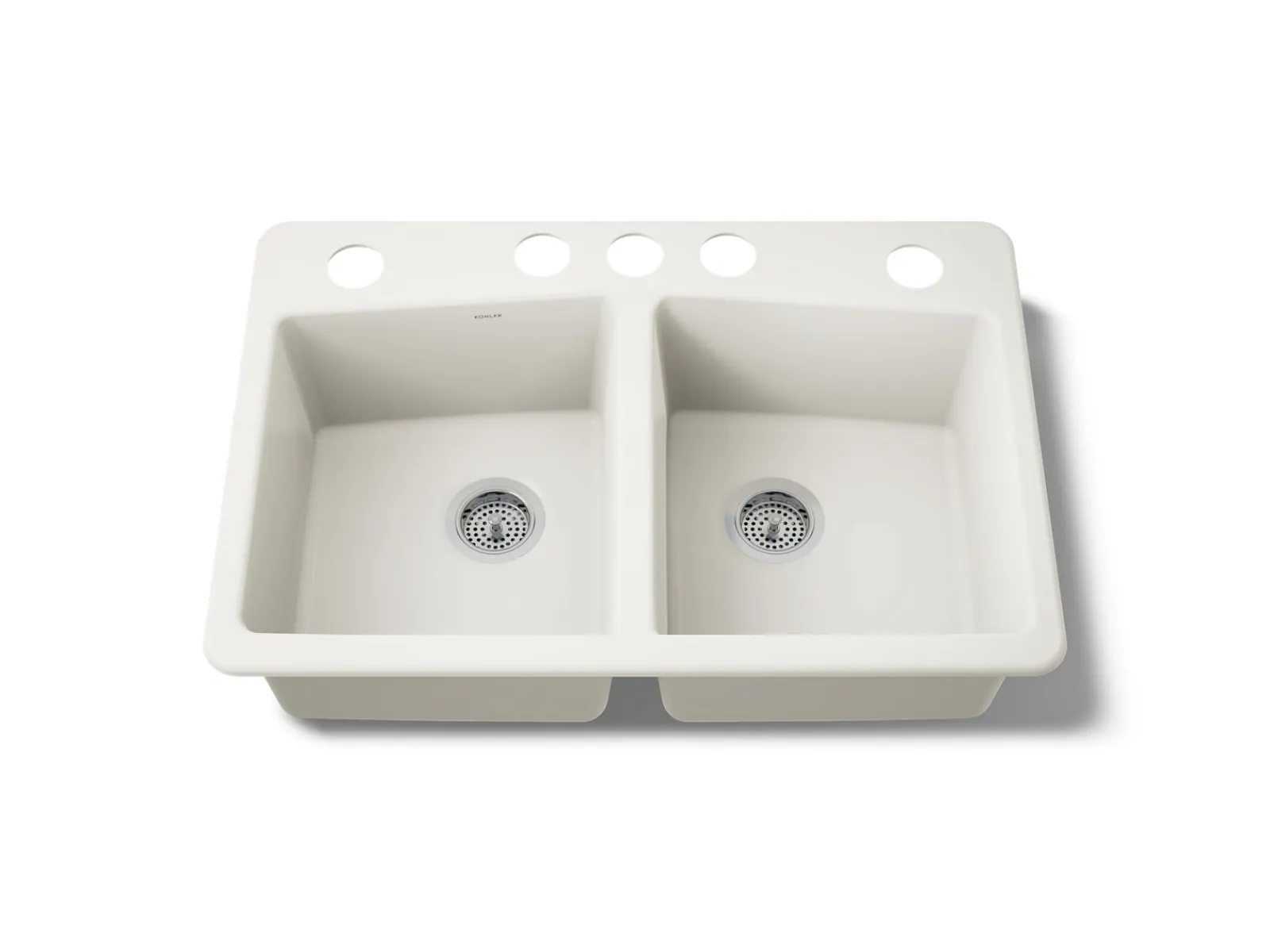 33" undermount double-bowl kitchen sink^Kohler Best