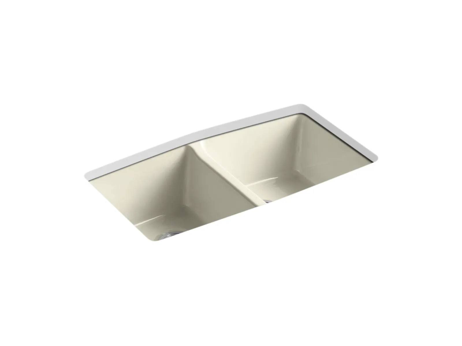 33" undermount double-bowl kitchen sink^Kohler Best