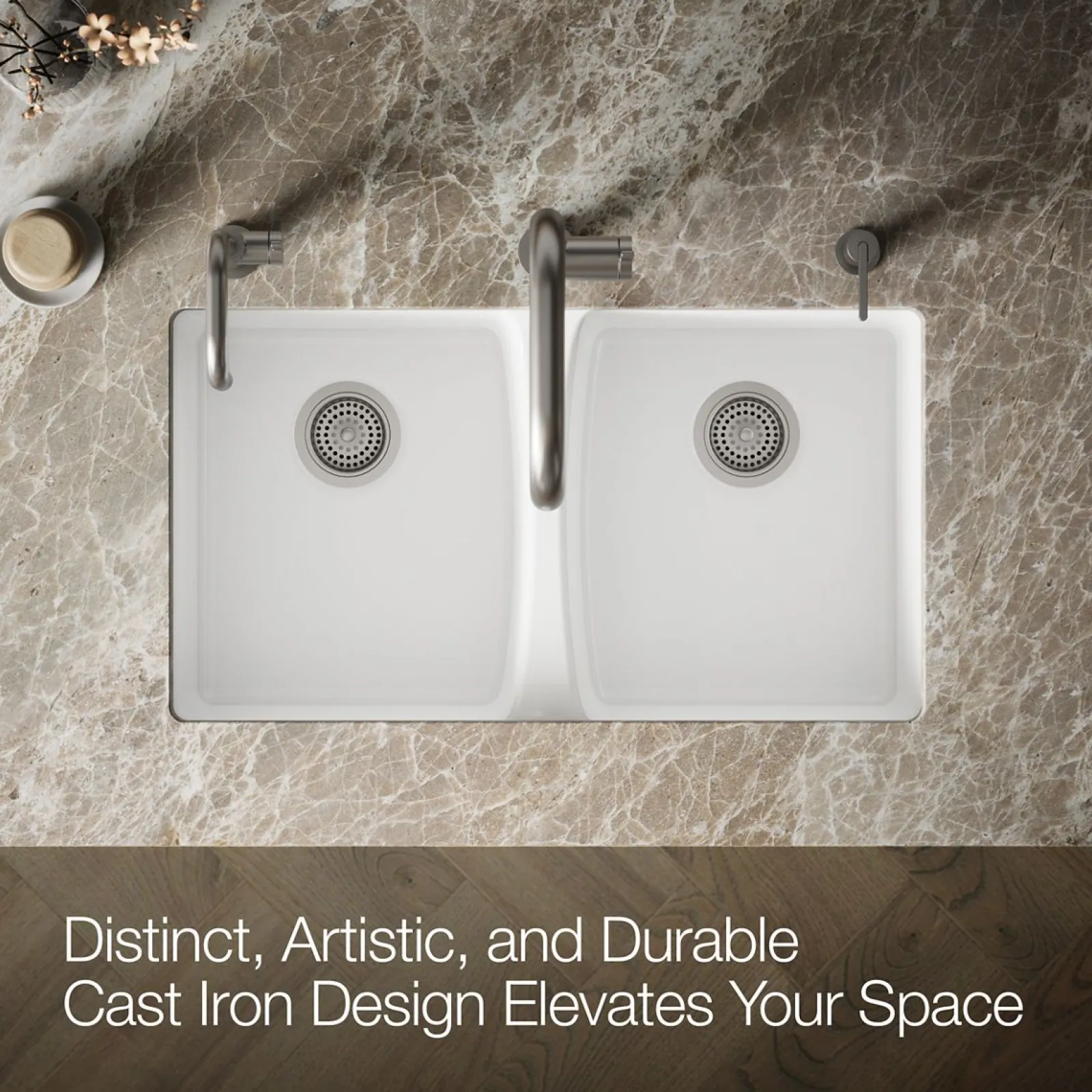 33" undermount double-bowl kitchen sink^Kohler Sale