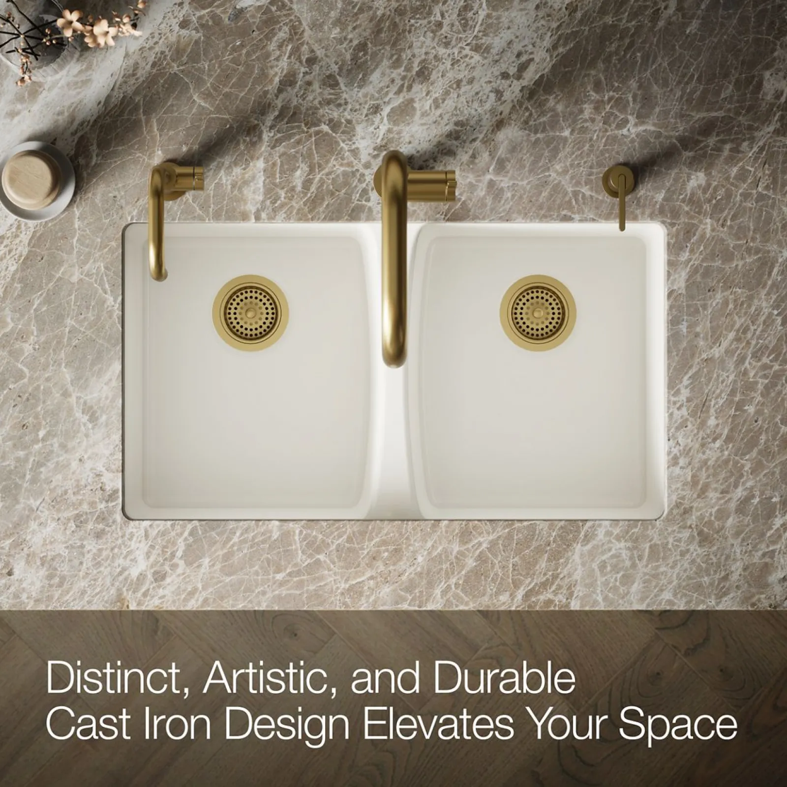 33" undermount double-bowl kitchen sink^Kohler Sale