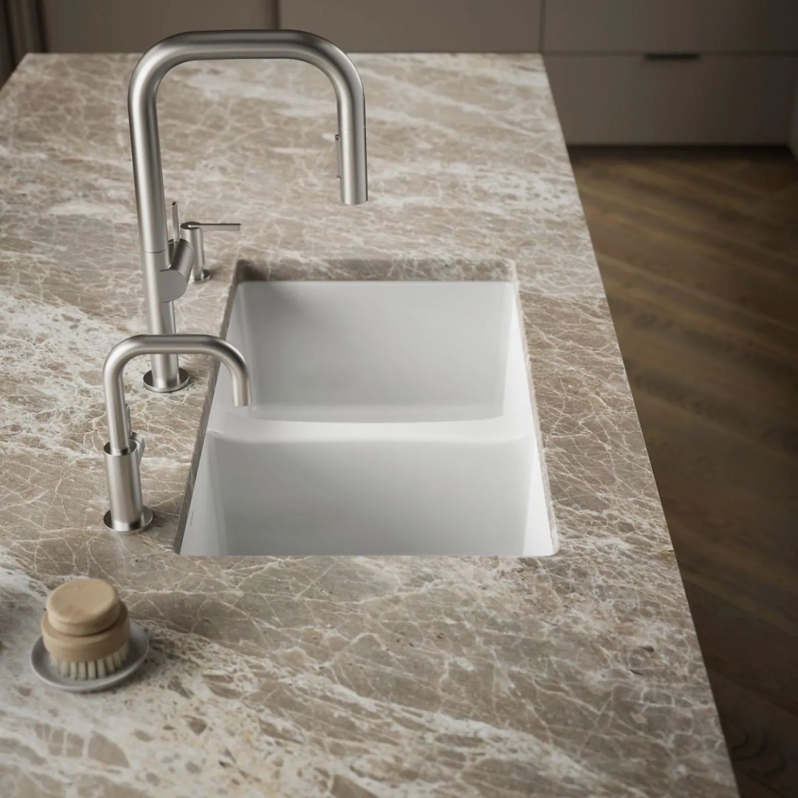 33" undermount double-bowl kitchen sink^Kohler Sale
