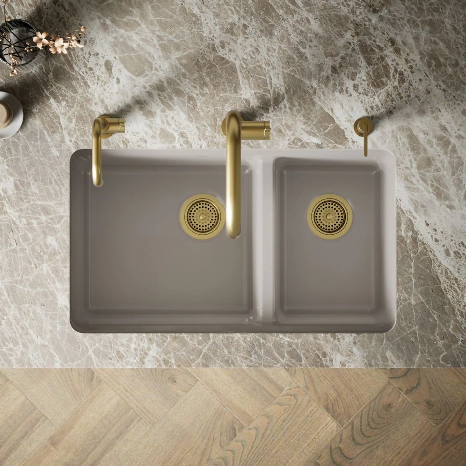 33" undermount double-bowl workstation kitchen sink^Kohler Online