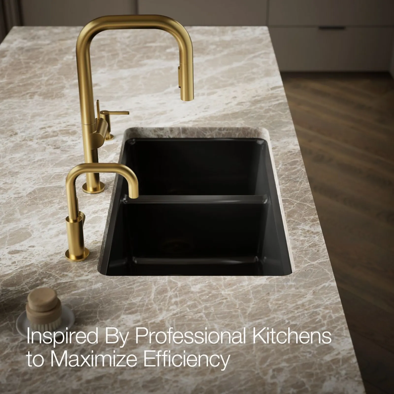 33" undermount double-bowl workstation kitchen sink^Kohler Online
