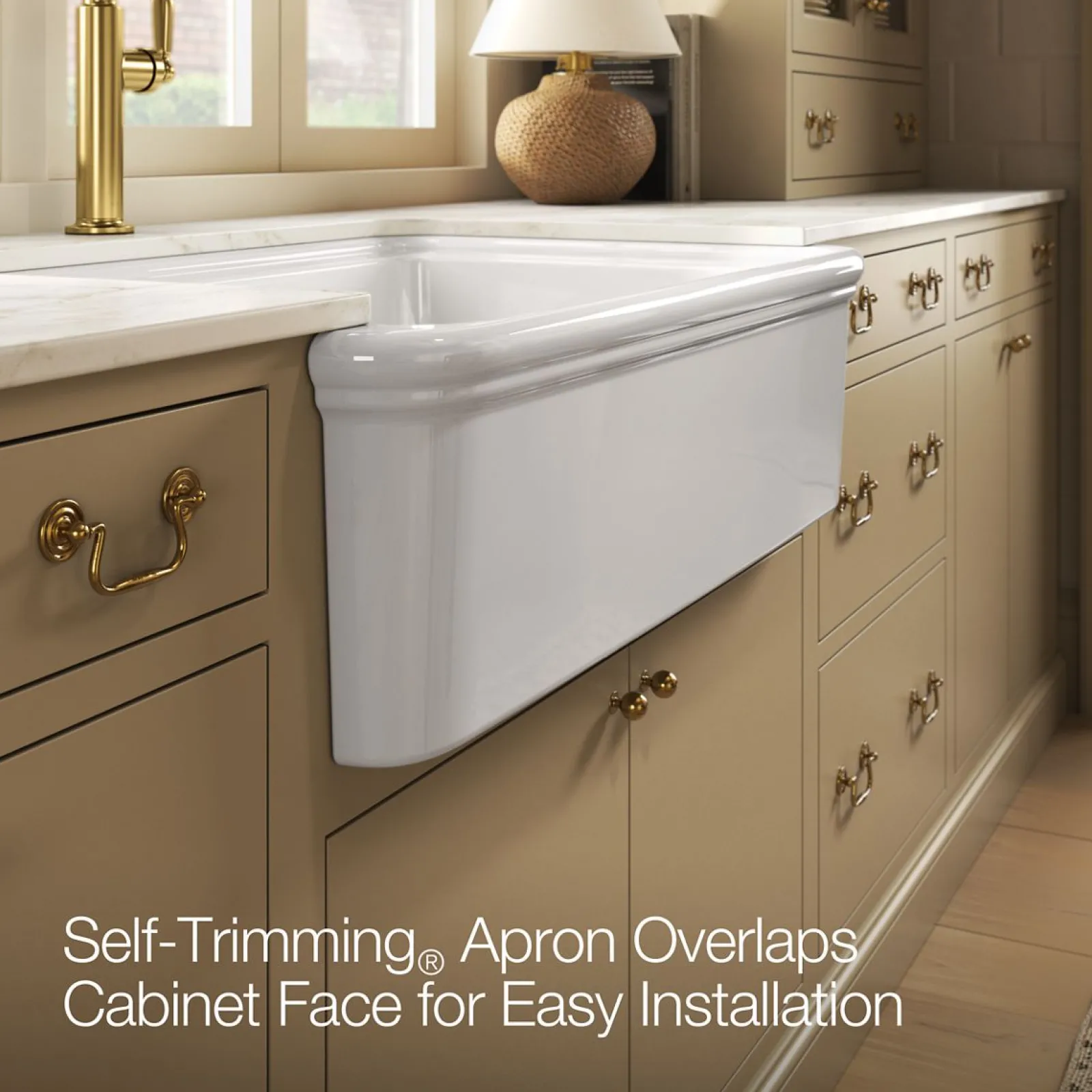 35-1/2" undermount single-bowl farmhouse kitchen sink^Kohler Best