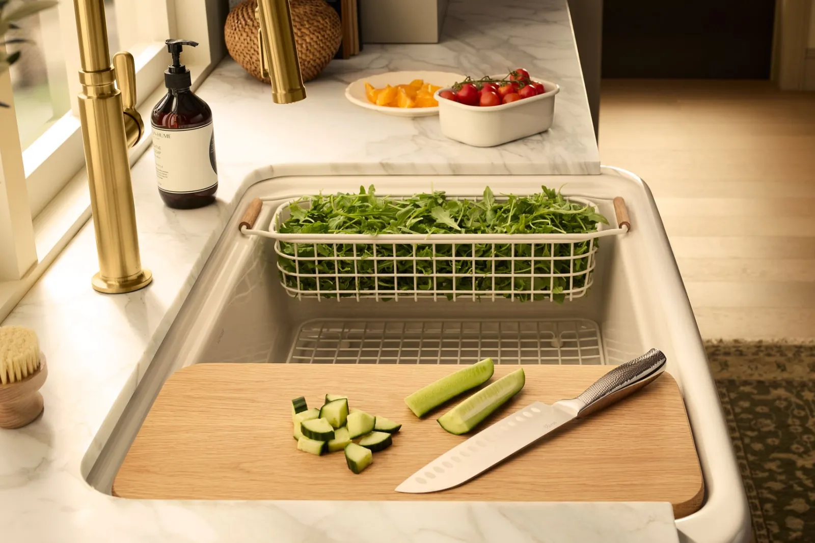 32-1/2" undermount single-bowl farmhouse workstation kitchen sink^Kohler Online