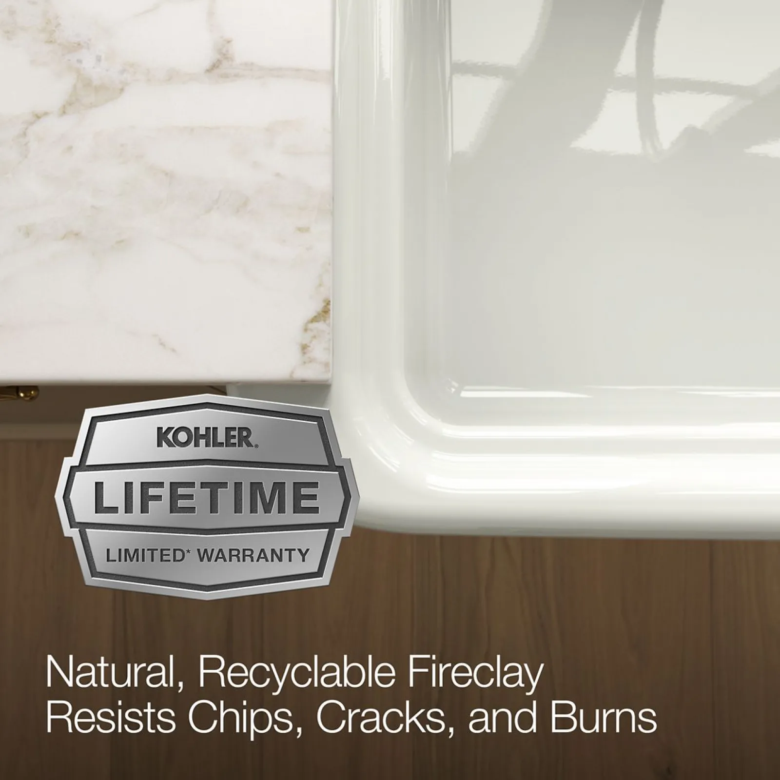 32-1/2" undermount single-bowl farmhouse kitchen sink^Kohler Online
