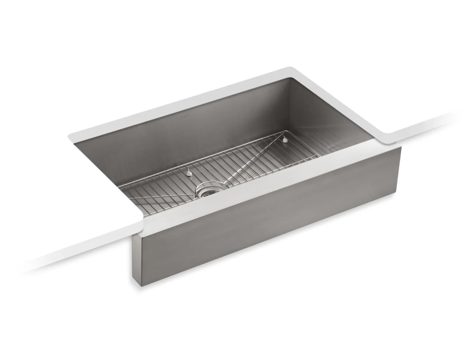 35-1/2" undermount single-bowl farmhouse kitchen sink^Kohler