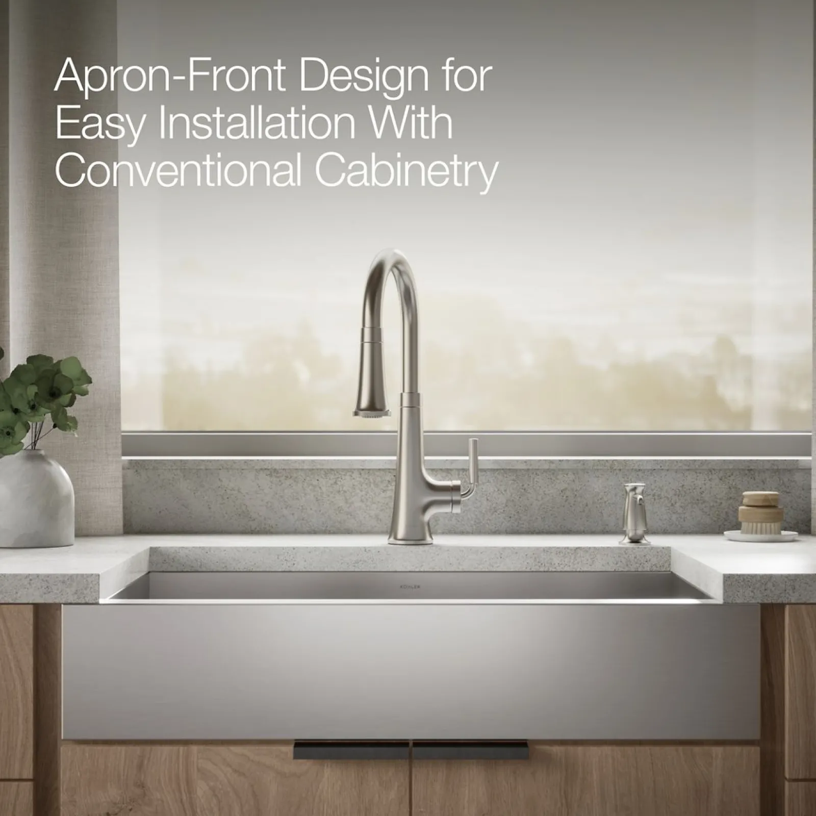 34" undermount single-bowl farmhouse kitchen sink^Kohler Discount
