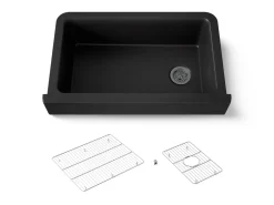 Undermount single-bowl farmhouse kitchen sink^Kohler New