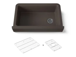 Undermount single-bowl farmhouse kitchen sink^Kohler New