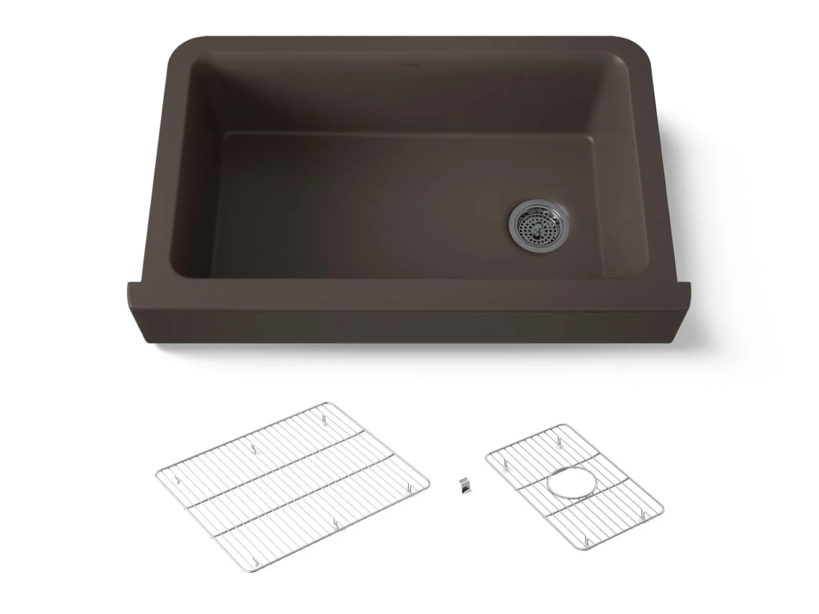 Undermount single-bowl farmhouse kitchen sink^Kohler New
