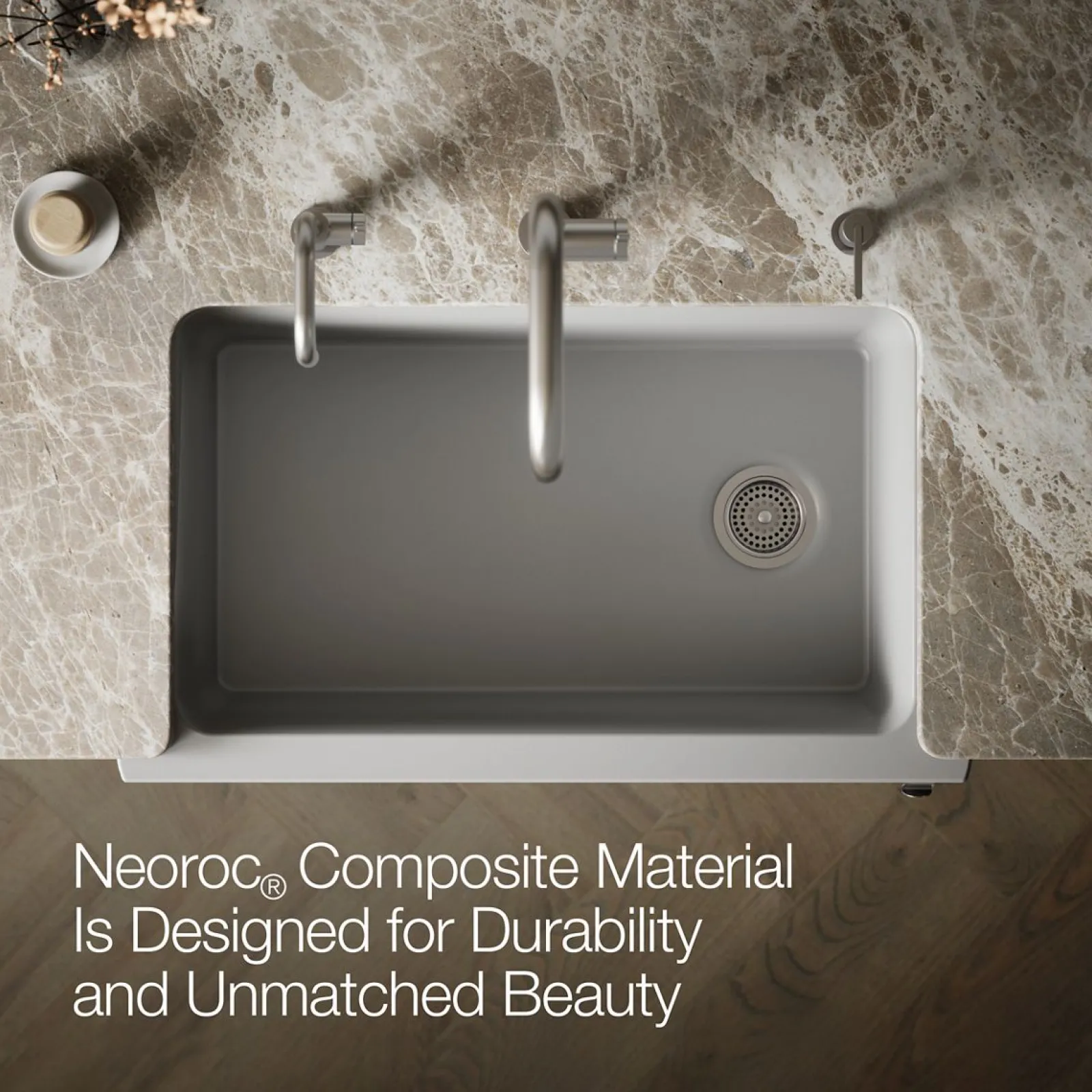 Undermount single-bowl farmhouse kitchen sink^Kohler New