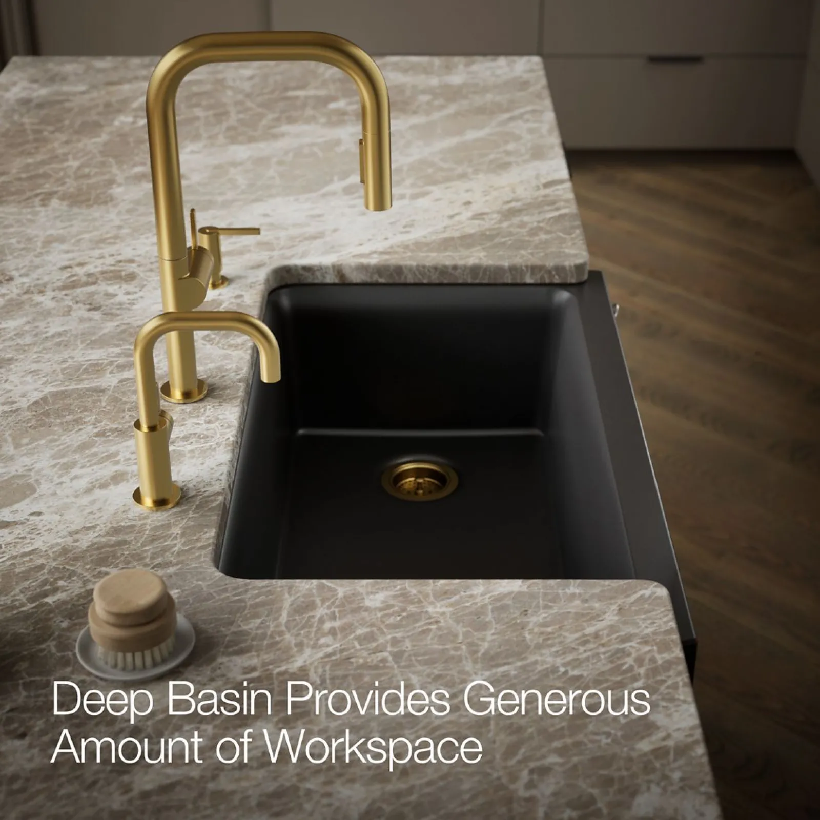 Undermount single-bowl farmhouse kitchen sink^Kohler New