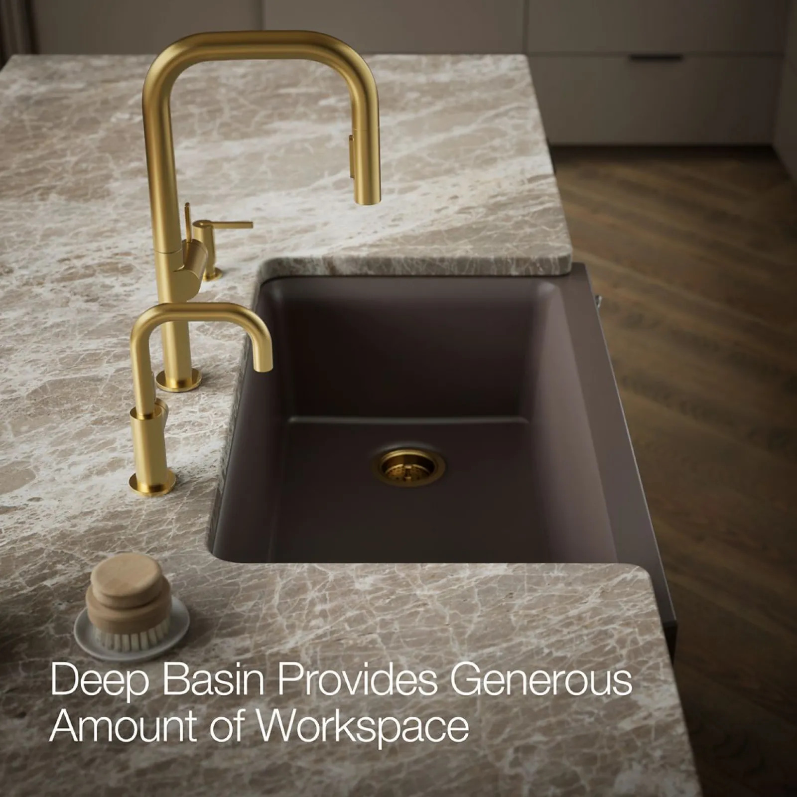 Undermount single-bowl farmhouse kitchen sink^Kohler New