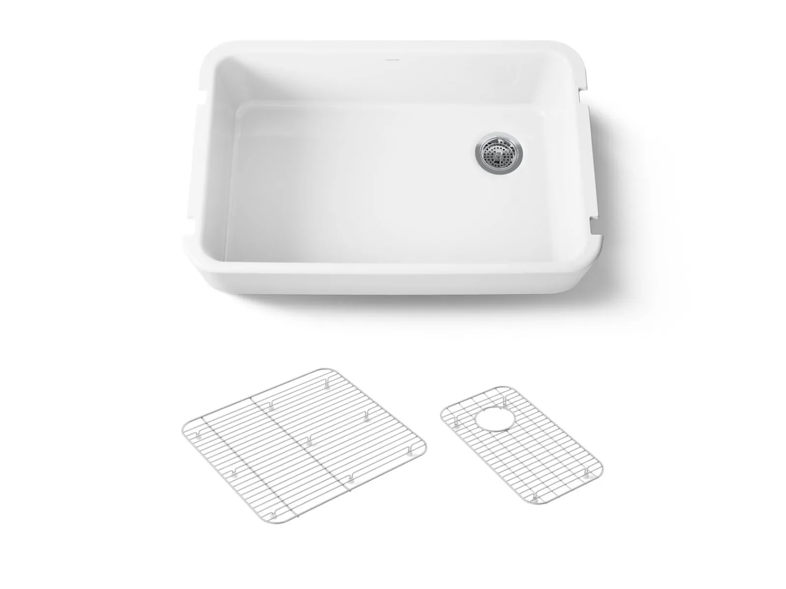 34" undermount single-bowl farmhouse kitchen sink^Kohler Clearance
