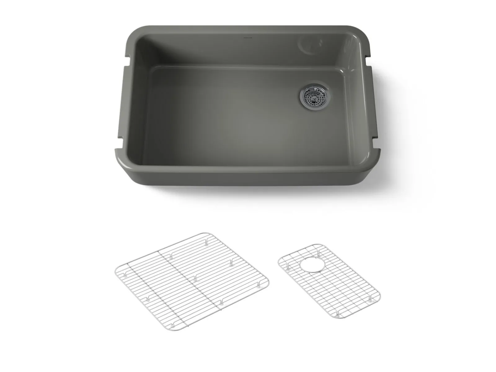 34" undermount single-bowl farmhouse kitchen sink^Kohler Clearance