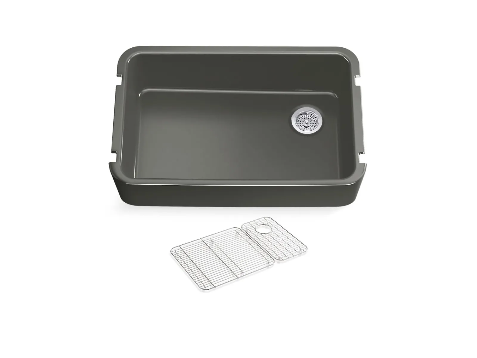 34" undermount single-bowl farmhouse kitchen sink^Kohler Clearance