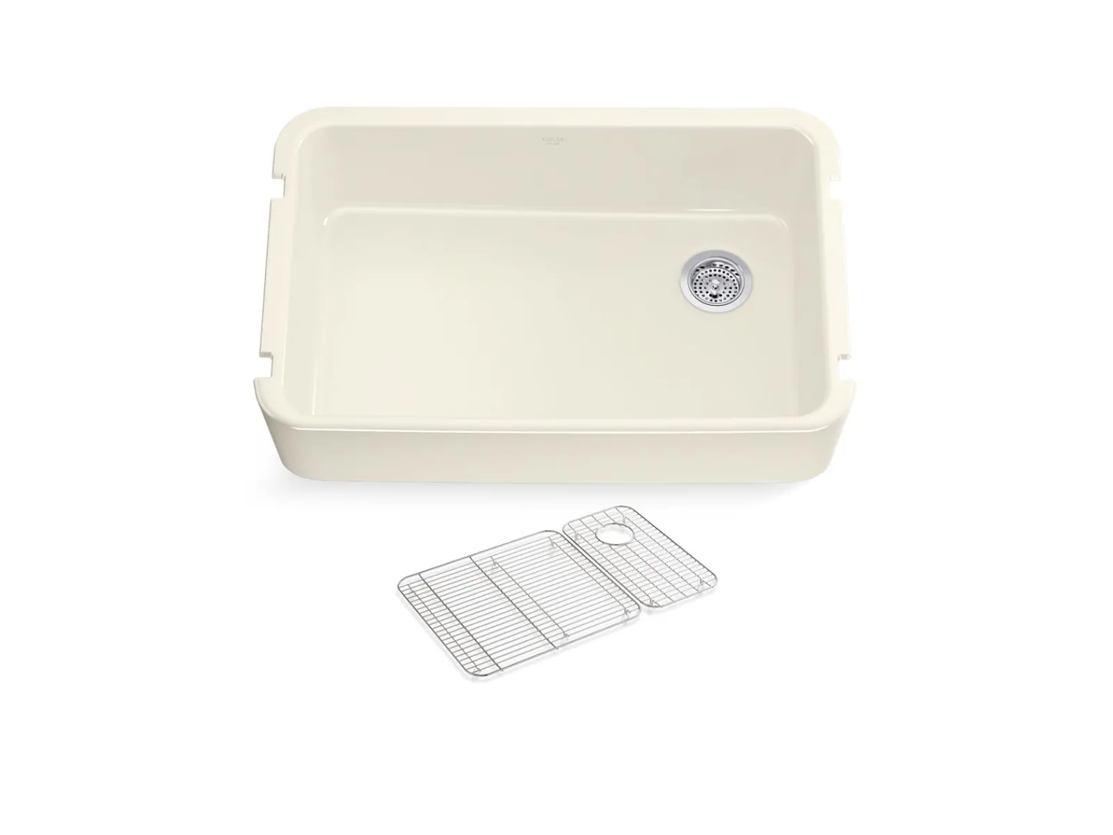 34" undermount single-bowl farmhouse kitchen sink^Kohler Clearance
