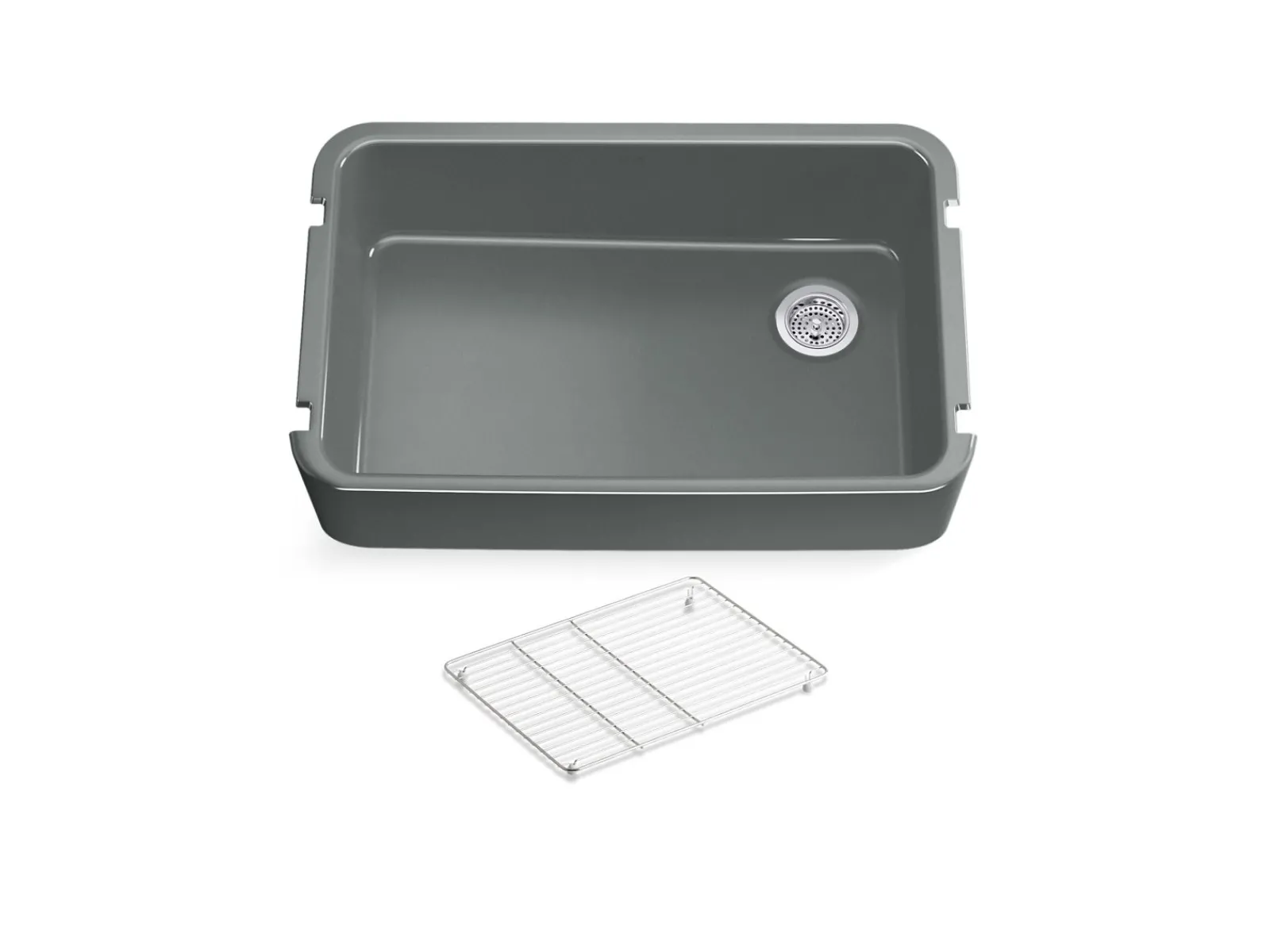 34" undermount single-bowl farmhouse kitchen sink^Kohler Clearance