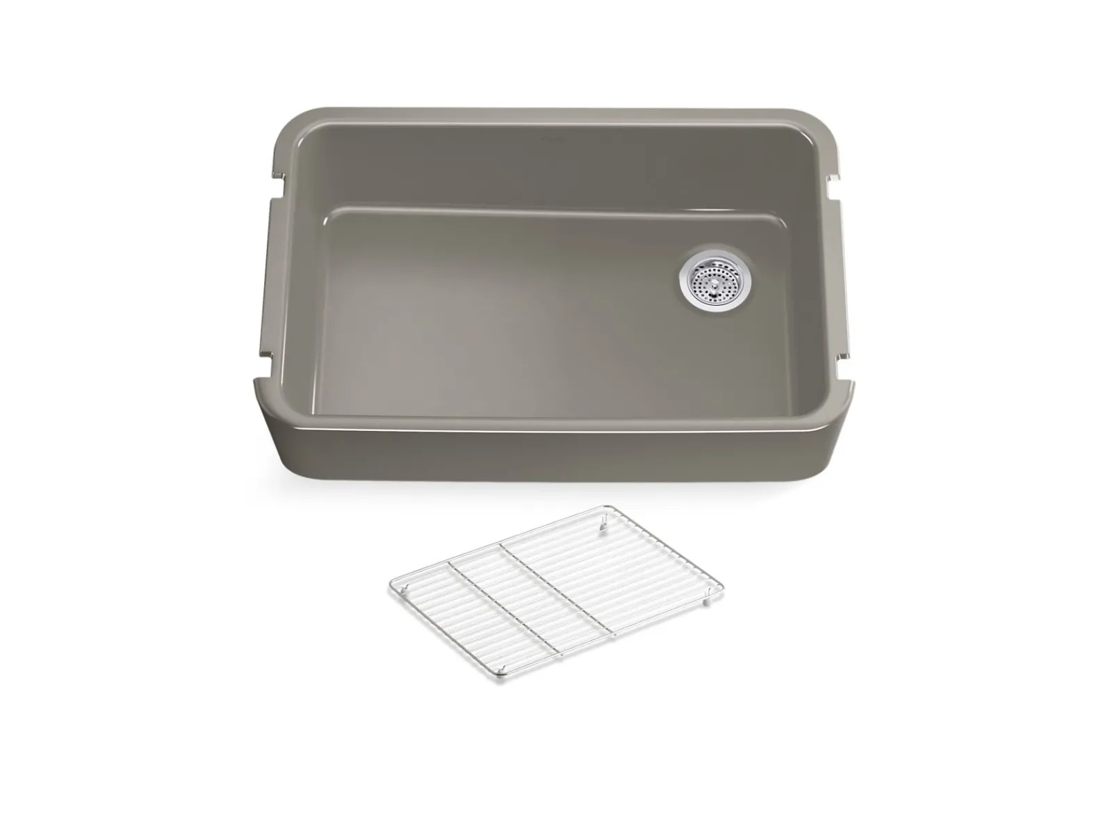 34" undermount single-bowl farmhouse kitchen sink^Kohler Clearance
