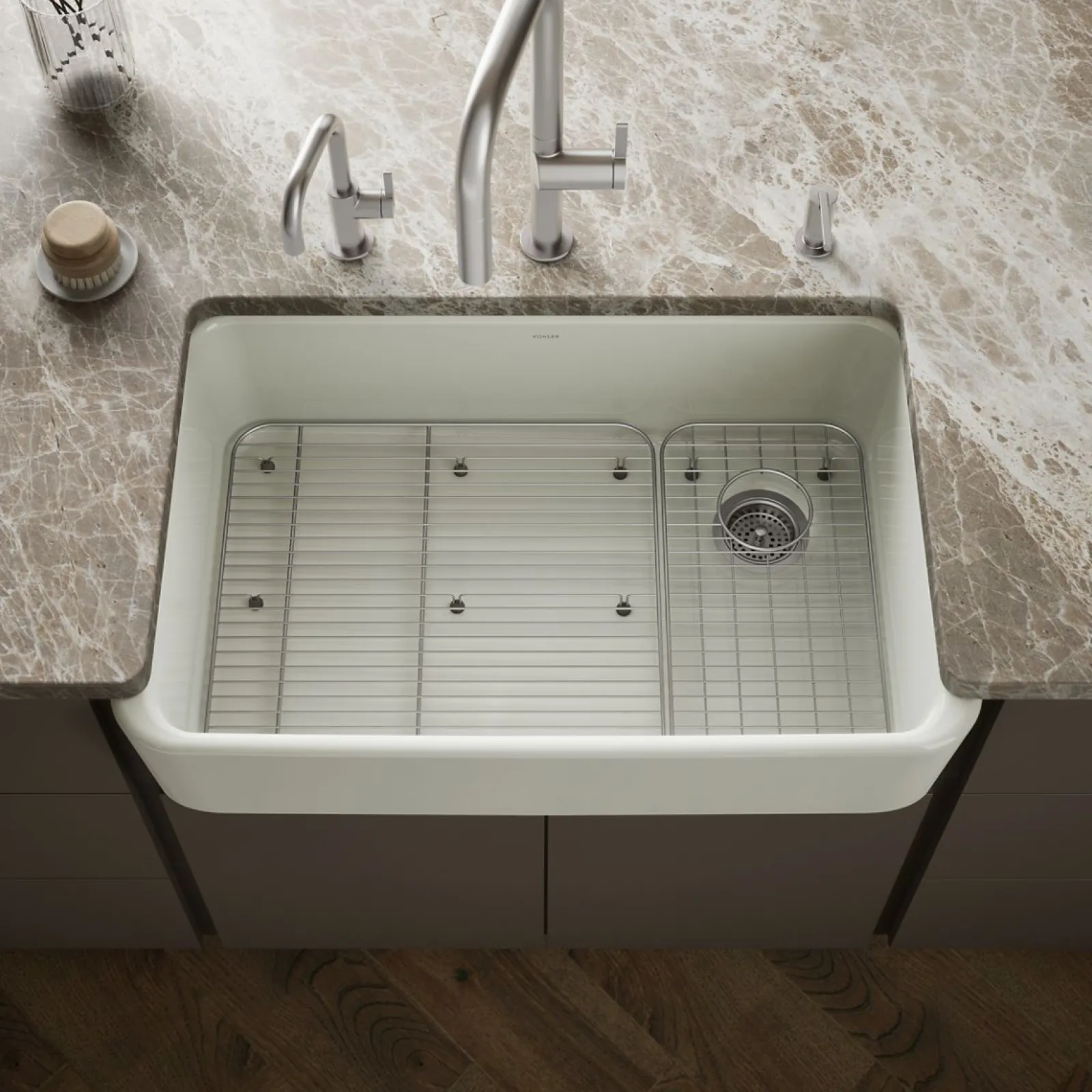 34" undermount single-bowl farmhouse kitchen sink^Kohler Clearance