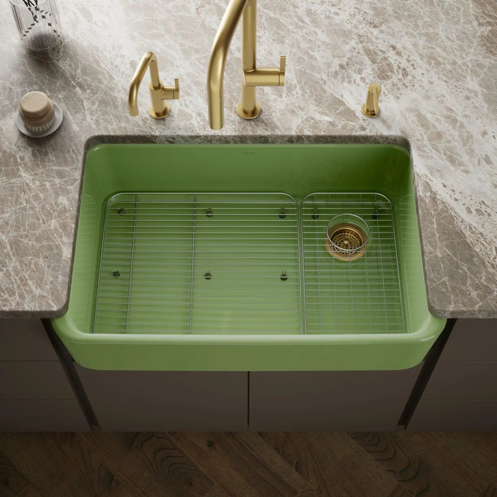 34" undermount single-bowl farmhouse kitchen sink^Kohler Clearance