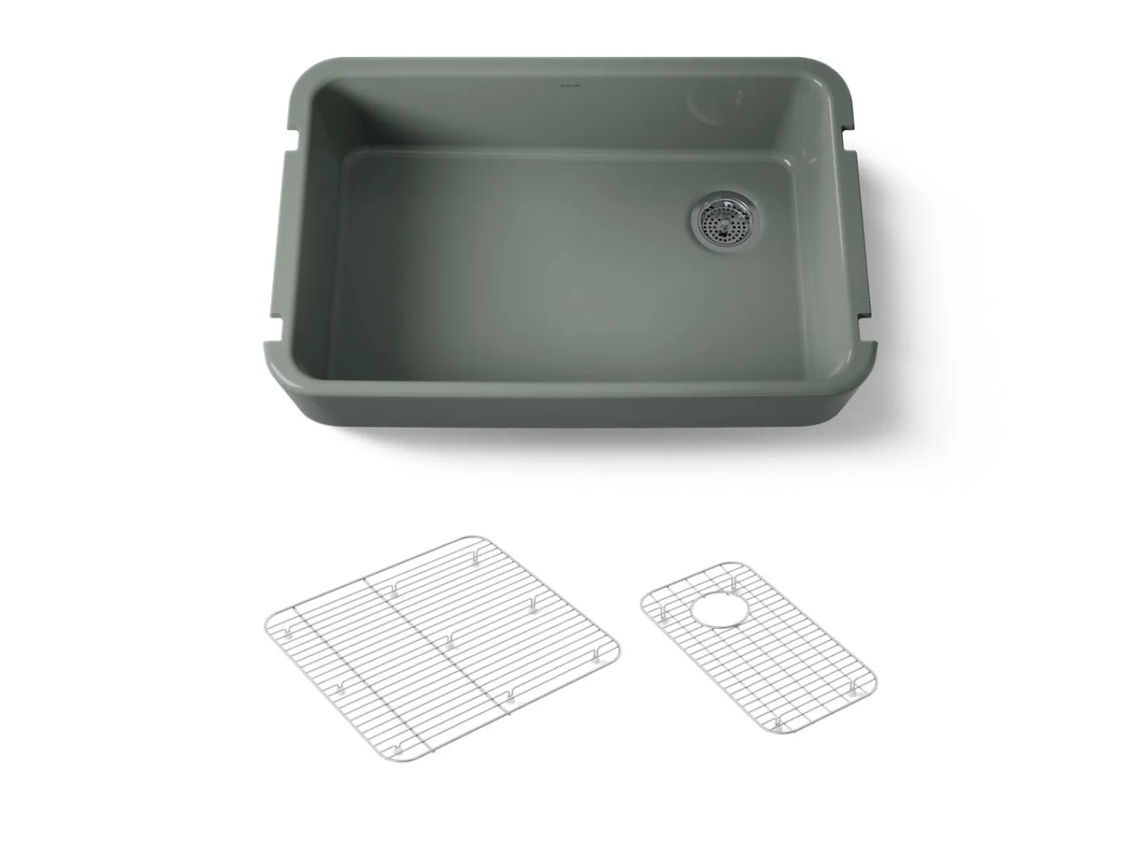 34" undermount single-bowl farmhouse kitchen sink^Kohler Clearance