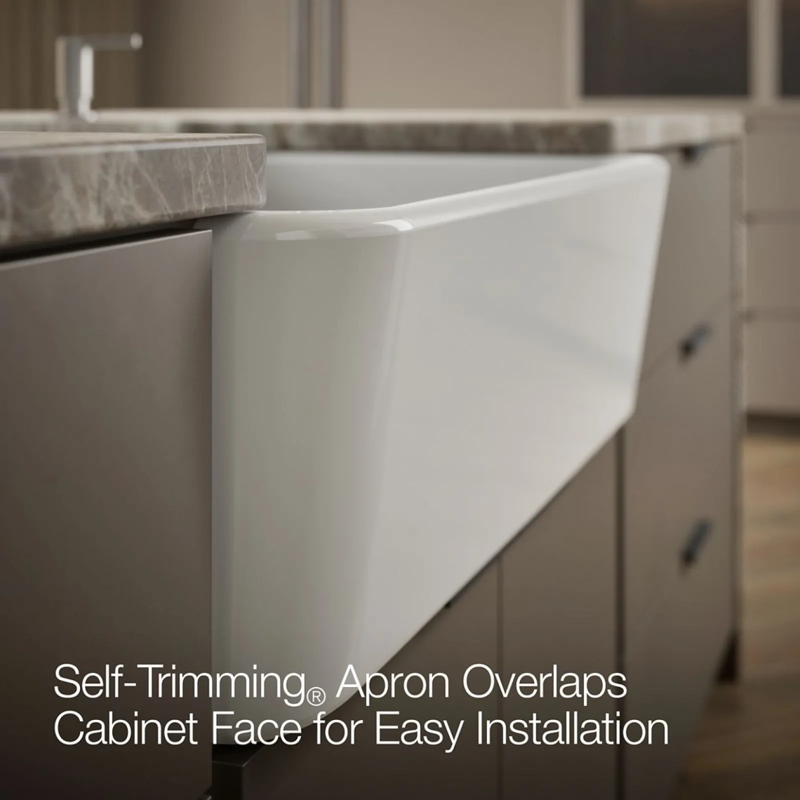 34" undermount single-bowl farmhouse kitchen sink^Kohler Clearance