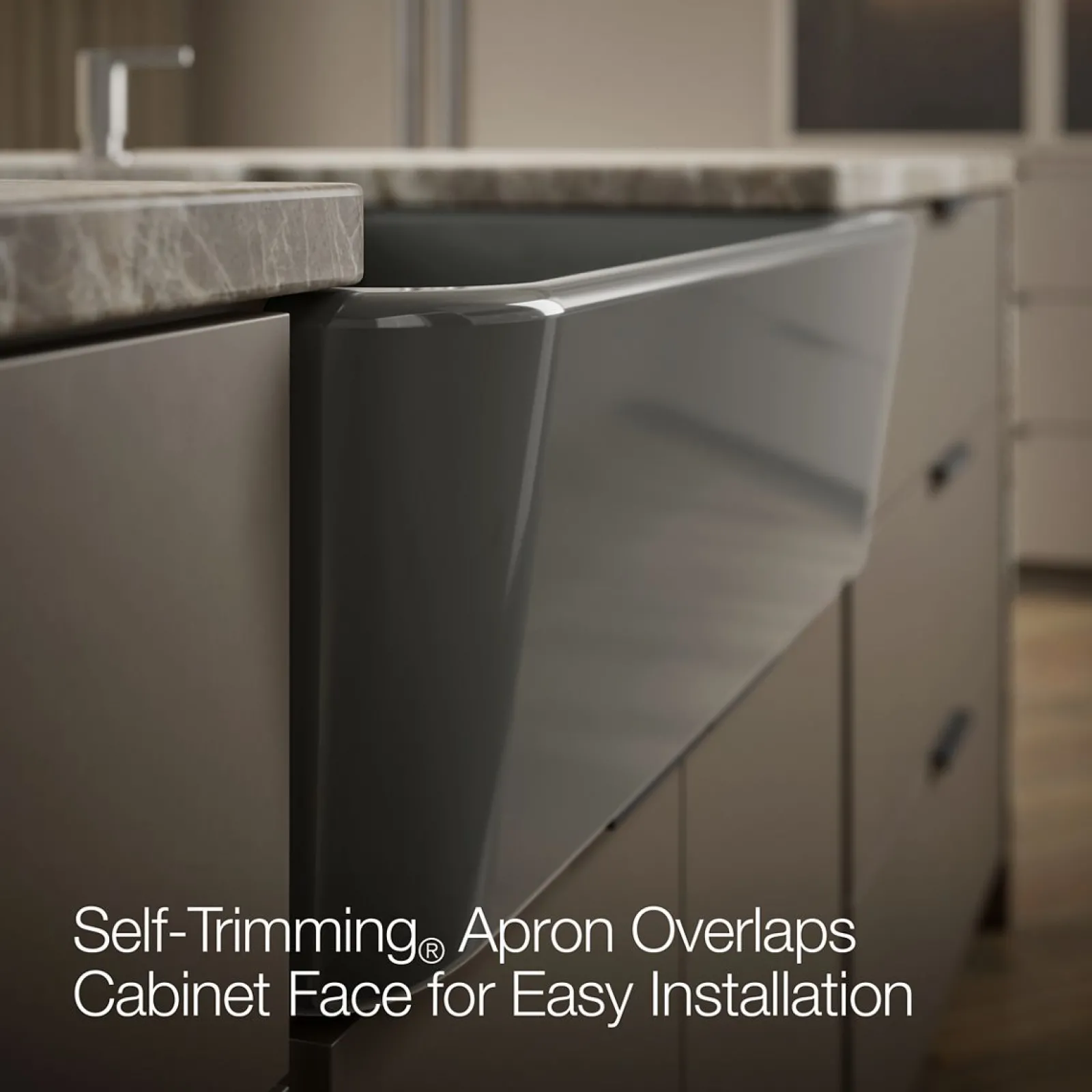 34" undermount single-bowl farmhouse kitchen sink^Kohler Clearance