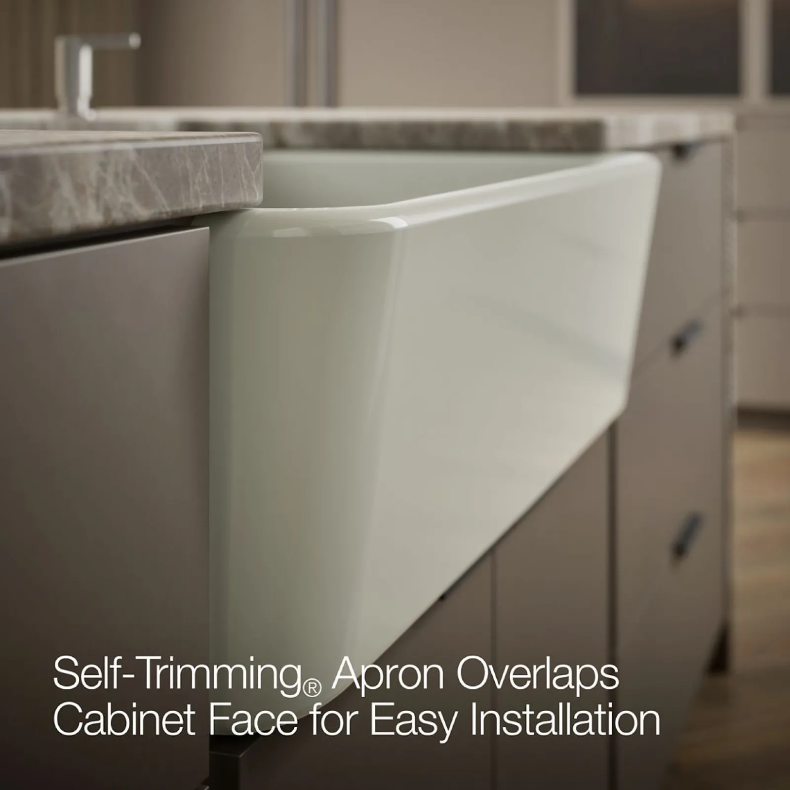 34" undermount single-bowl farmhouse kitchen sink^Kohler Clearance