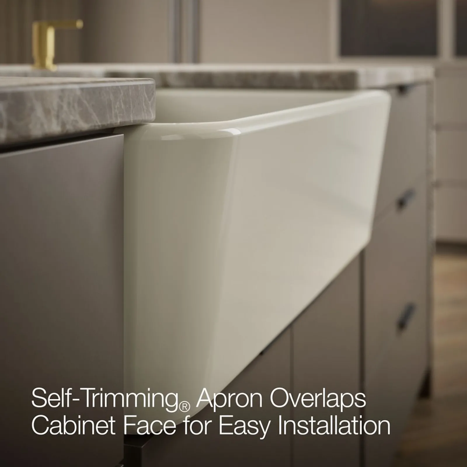 34" undermount single-bowl farmhouse kitchen sink^Kohler Clearance