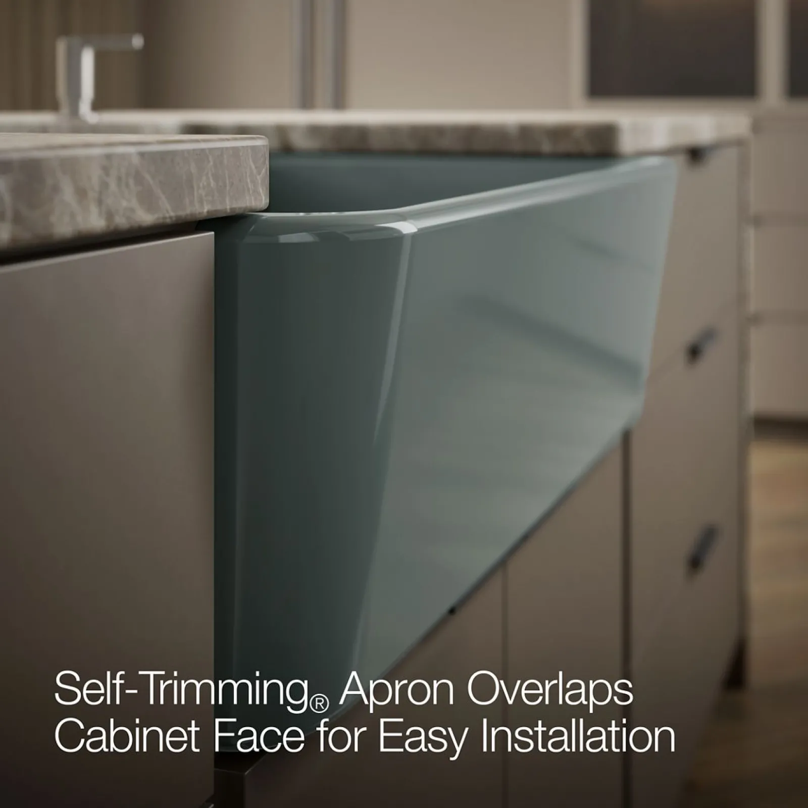 34" undermount single-bowl farmhouse kitchen sink^Kohler Clearance